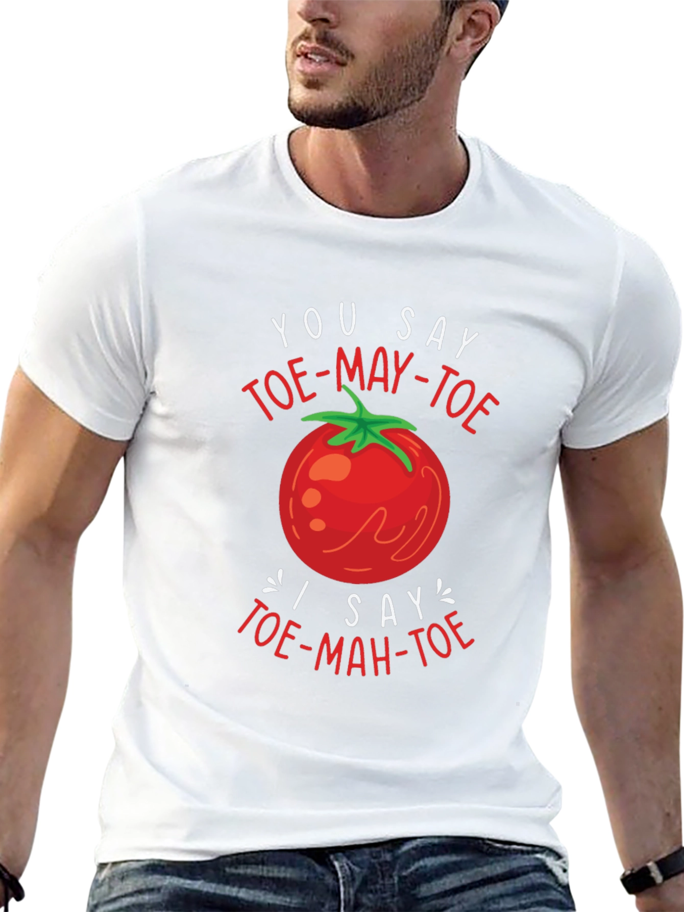 Tomato Pronunciation T-Shirt - Funny Foodie Tee