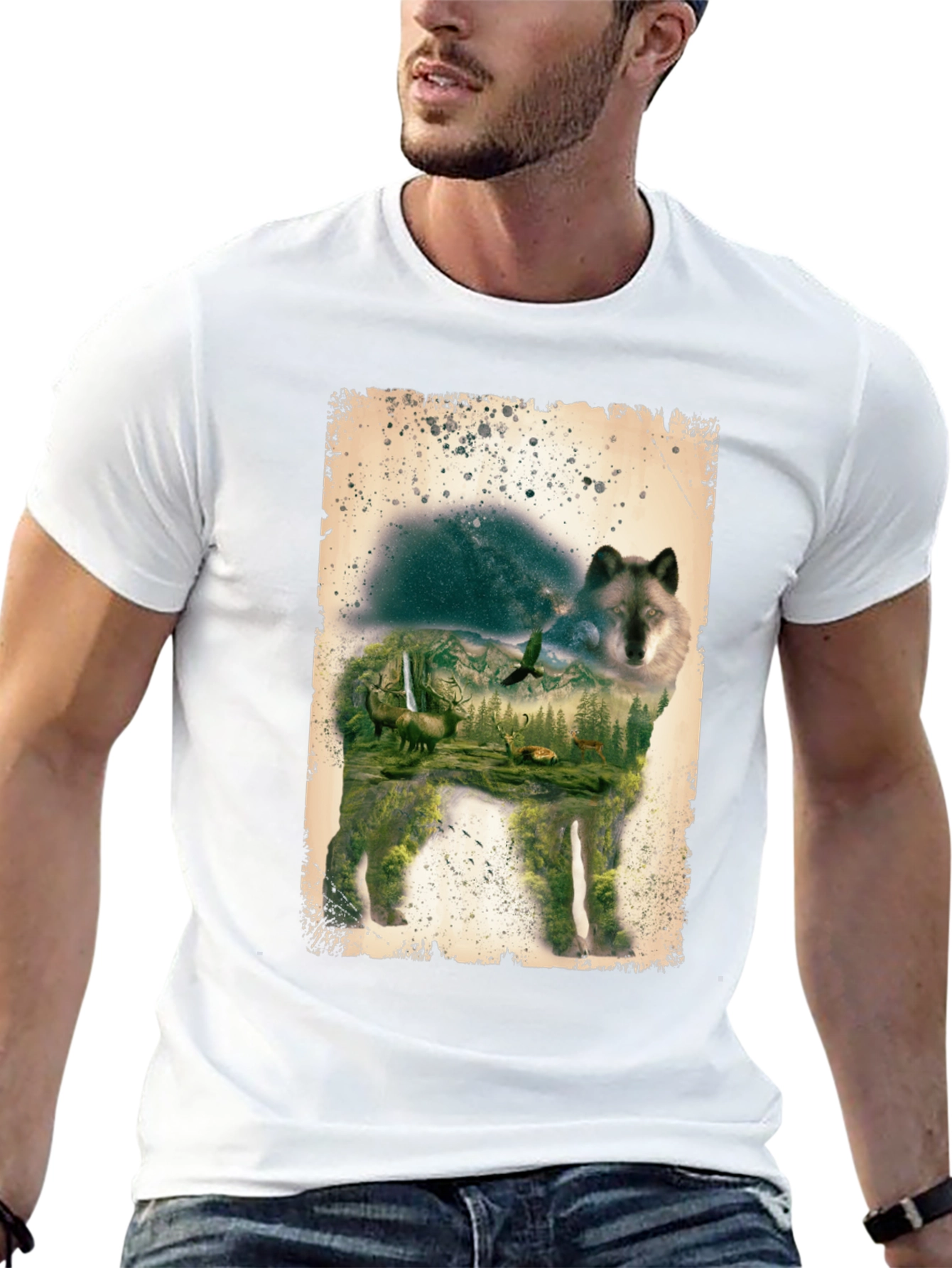 Wolf Wilderness Graphic Tee