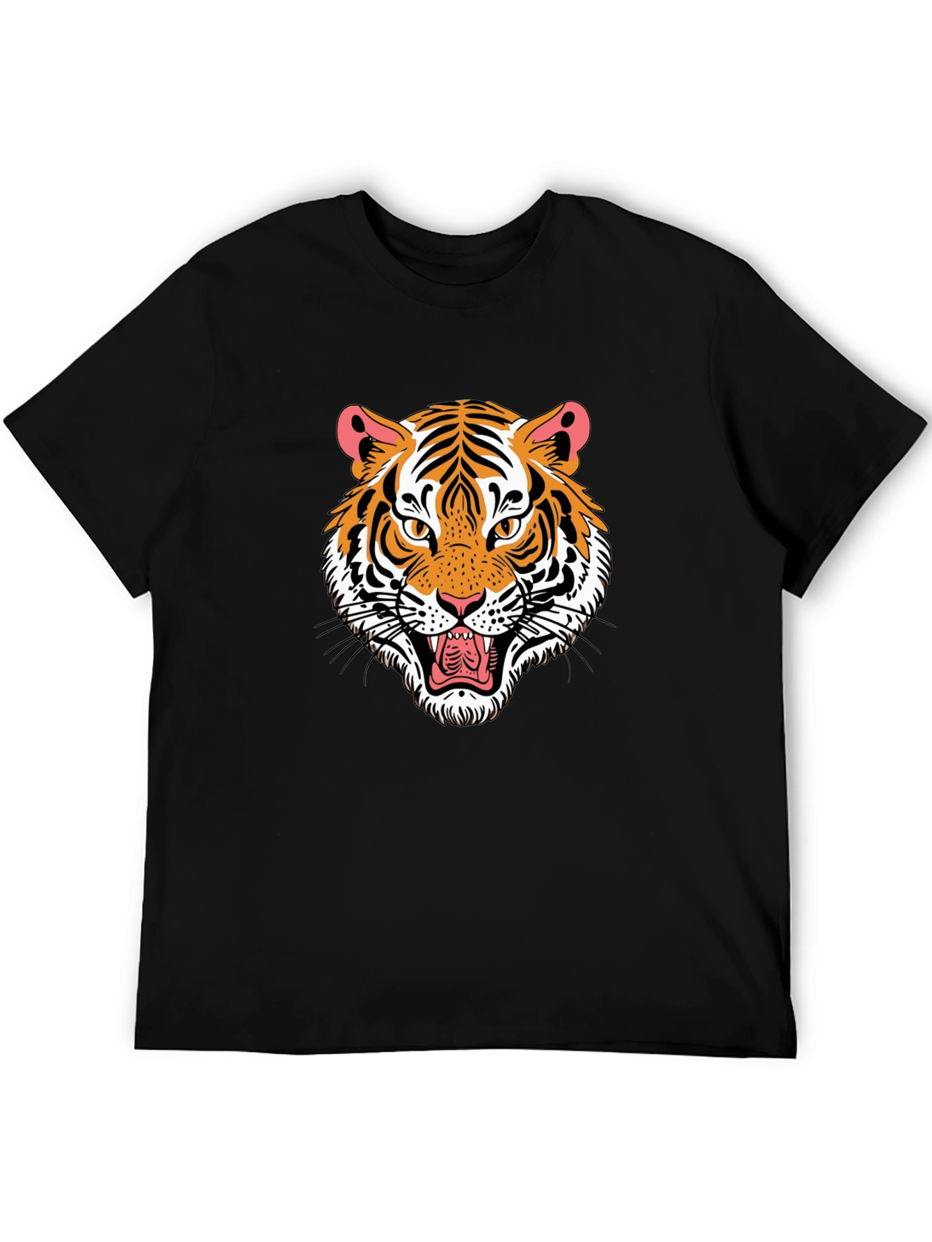 Tiger Graphic Black T-Shirt