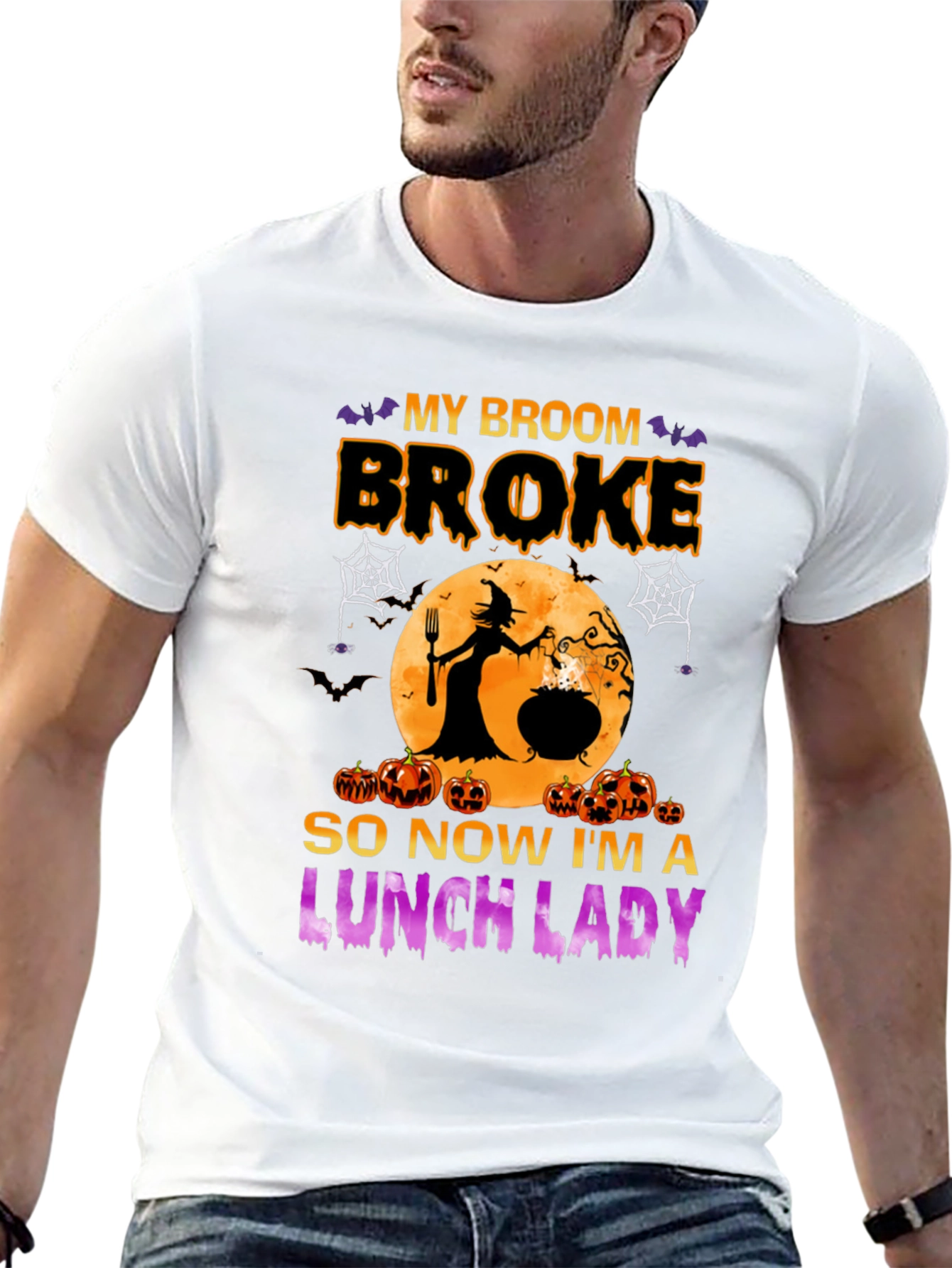 Halloween Lunch Lady Graphic Tee