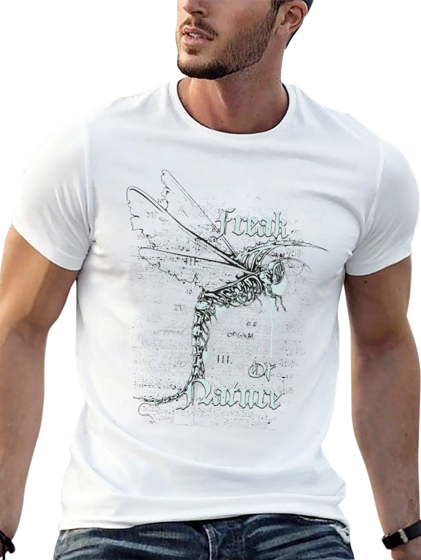 Freak of Nature Graphic Print T-Shirt