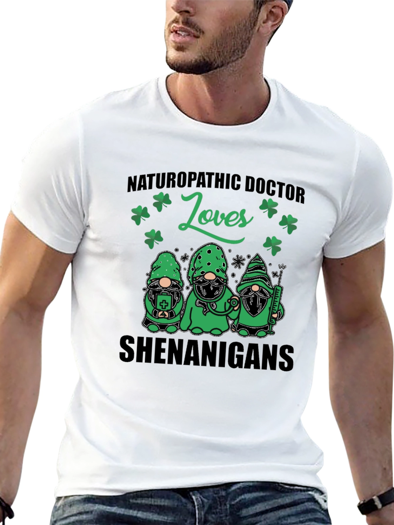 Naturopathic Doctor Loves Shenanigans St. Patricks Day T-Shirt