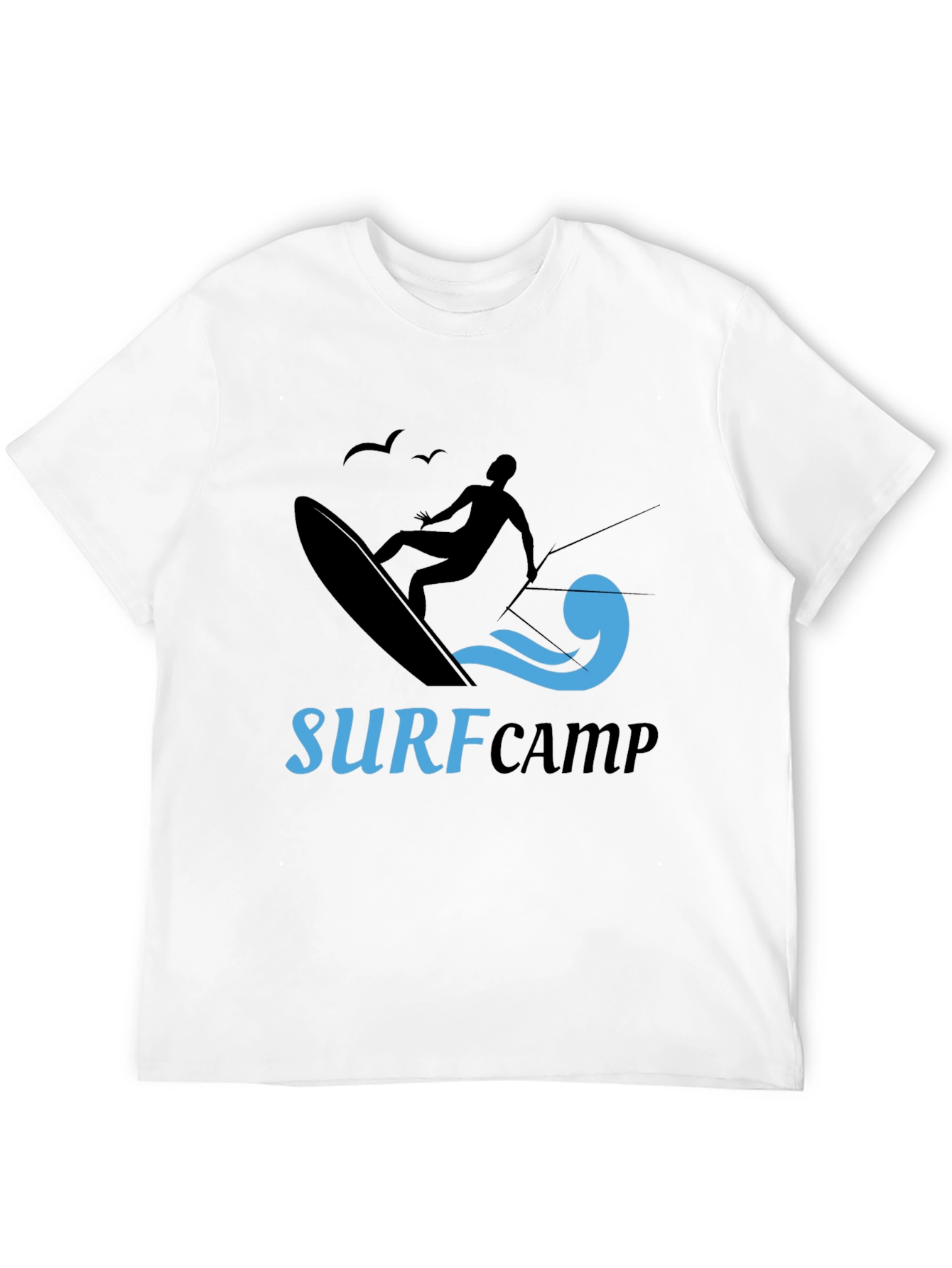 Surf Camp Black T-Shirt Graphic Tee