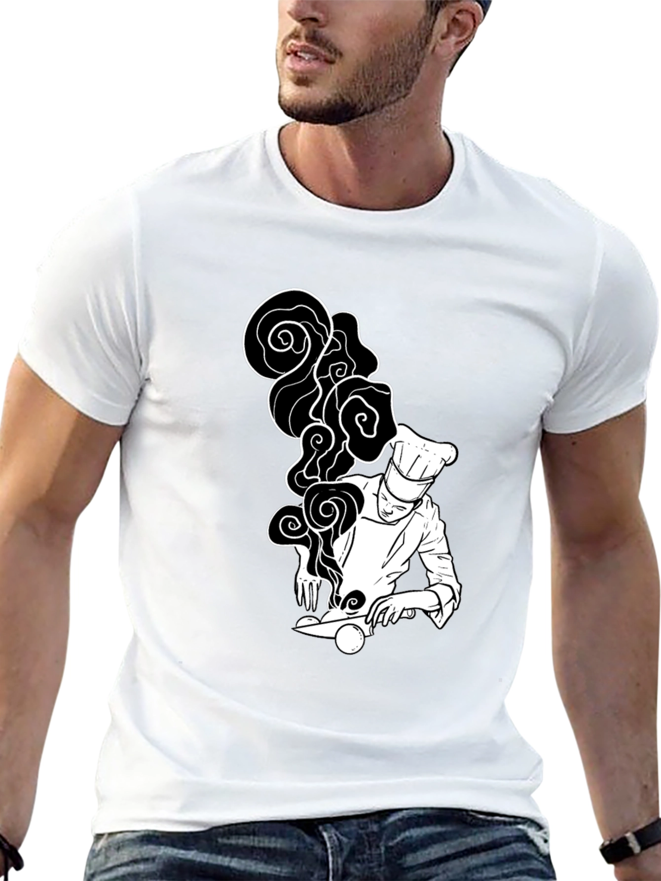 Chef Graphic T-Shirt - Culinary Art Tee
