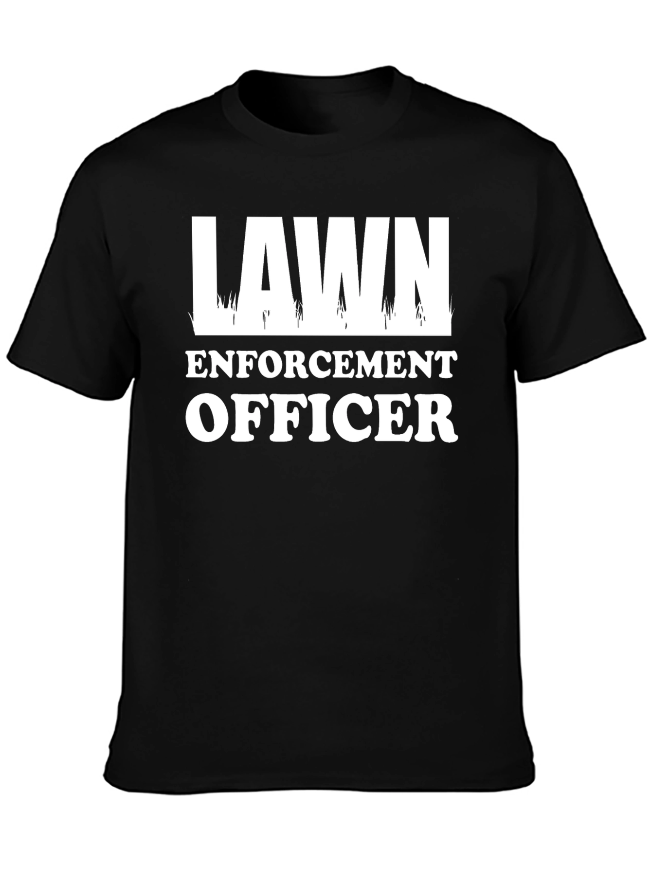 Lawn Enforcement Officer Graphic T-Shirt
