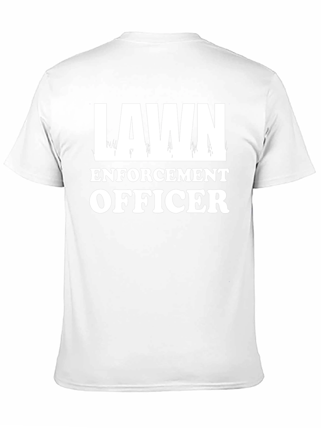 Lawn Enforcement Officer Graphic T-Shirt