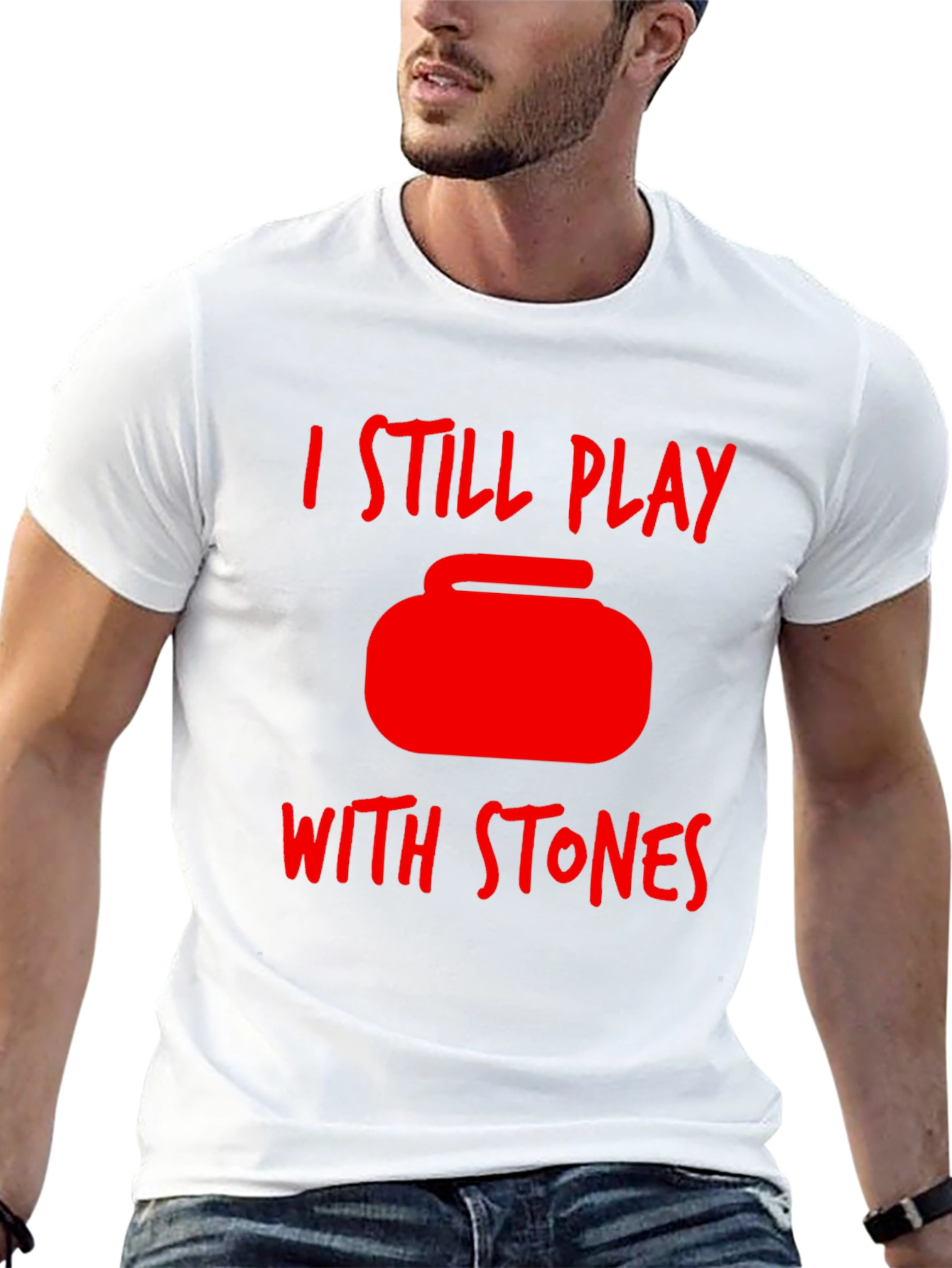 Curling T-Shirt - I Still Play With Stones