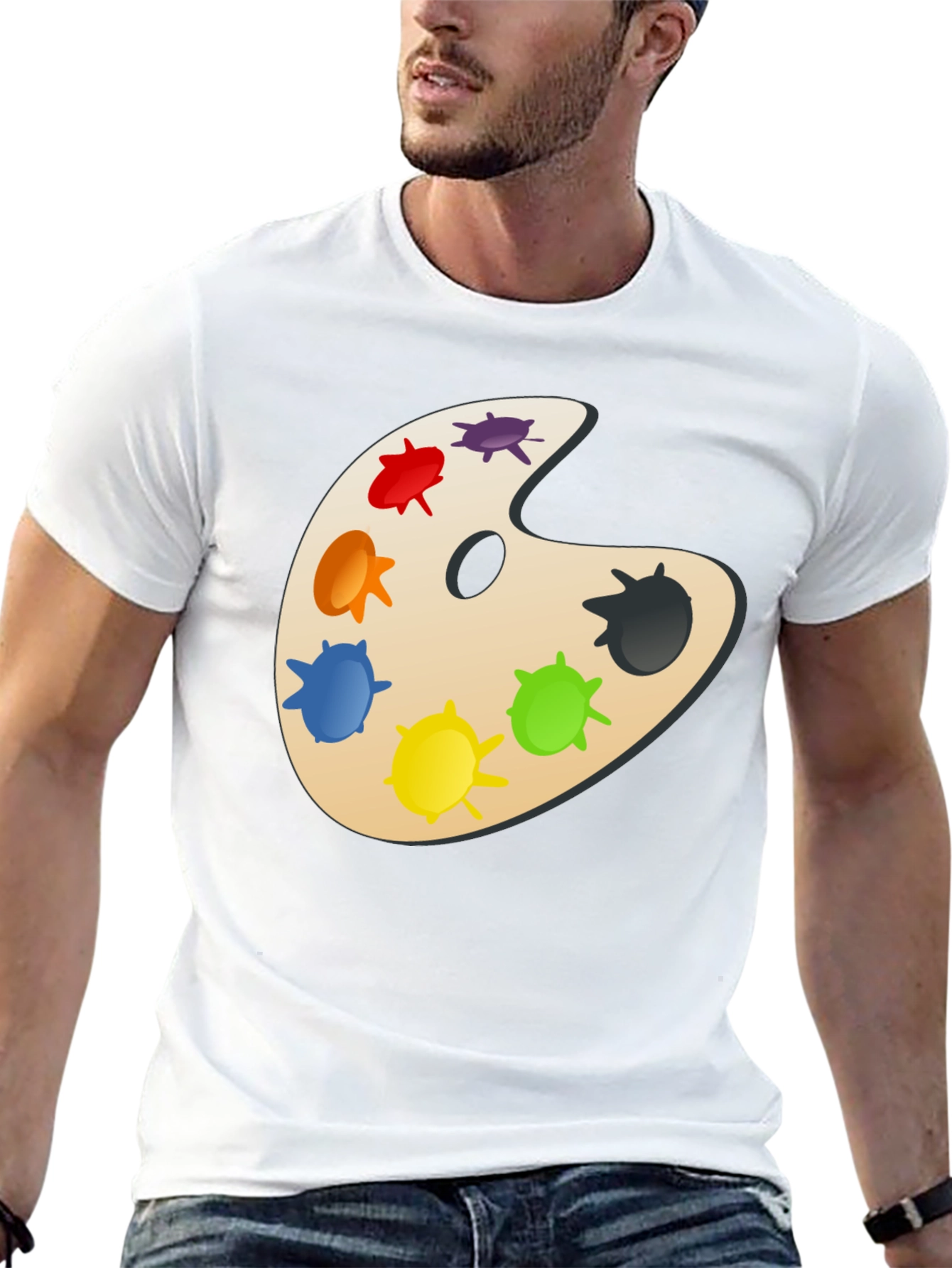 Artist Palette Graphic T-Shirt - Painters Tee