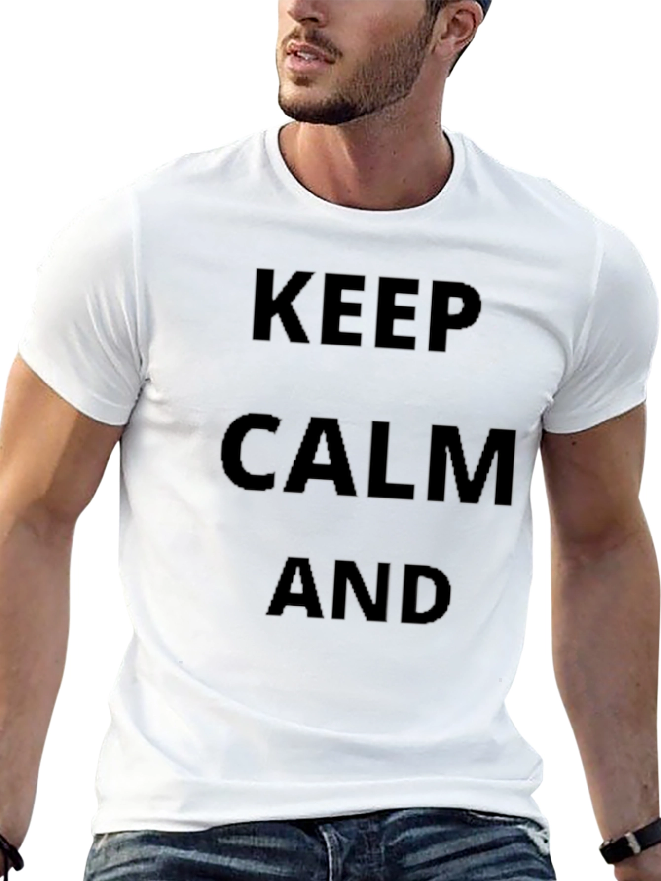 Keep Calm T-Shirt - Classic Design Black
