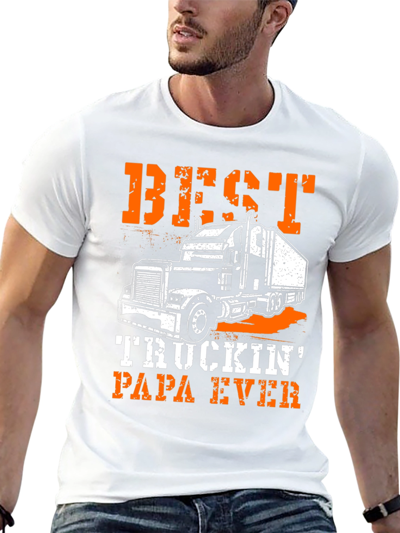 Best Truckin Papa Ever T-Shirt