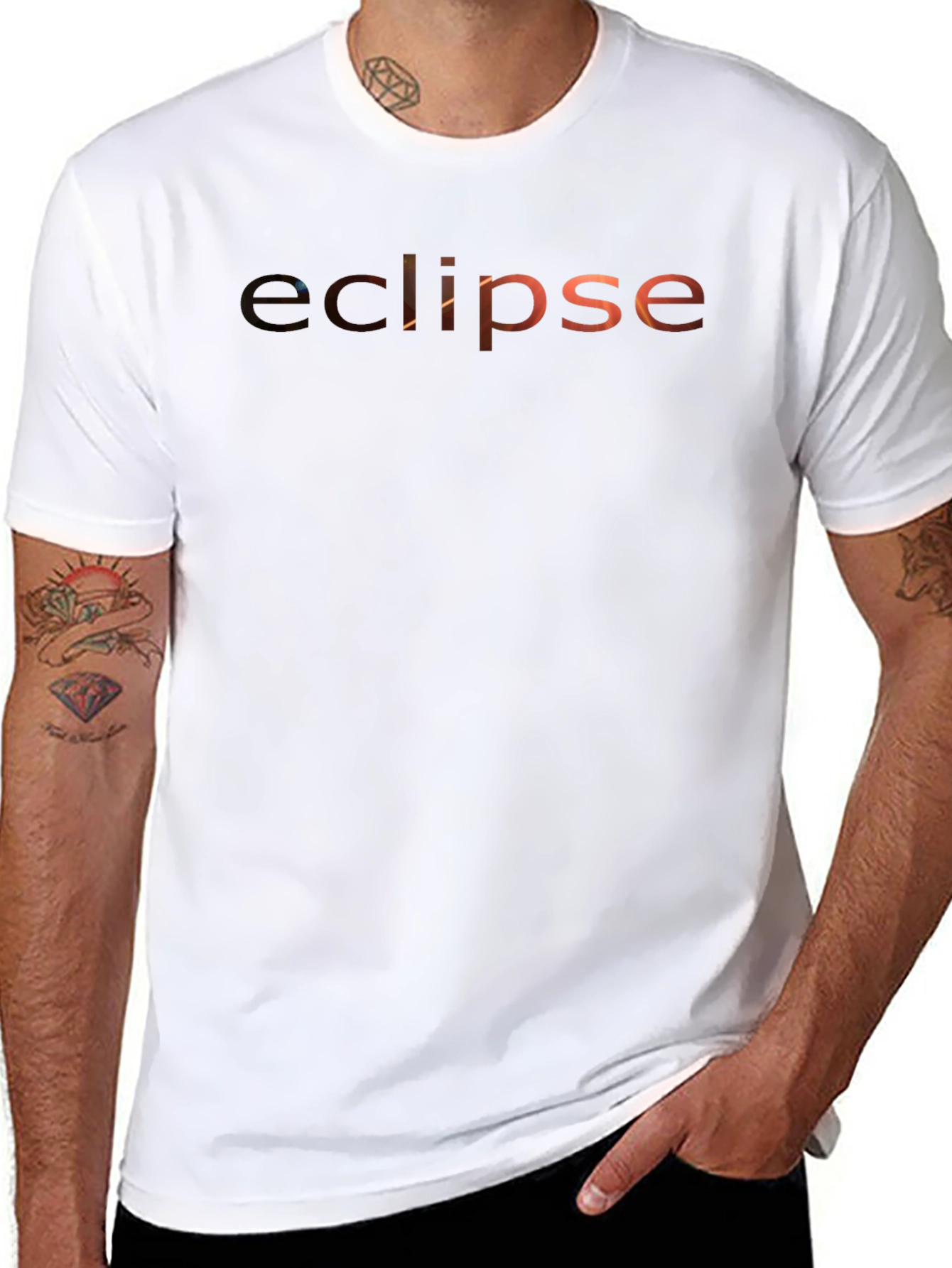 Eclipse Graphic Black T-Shirt
