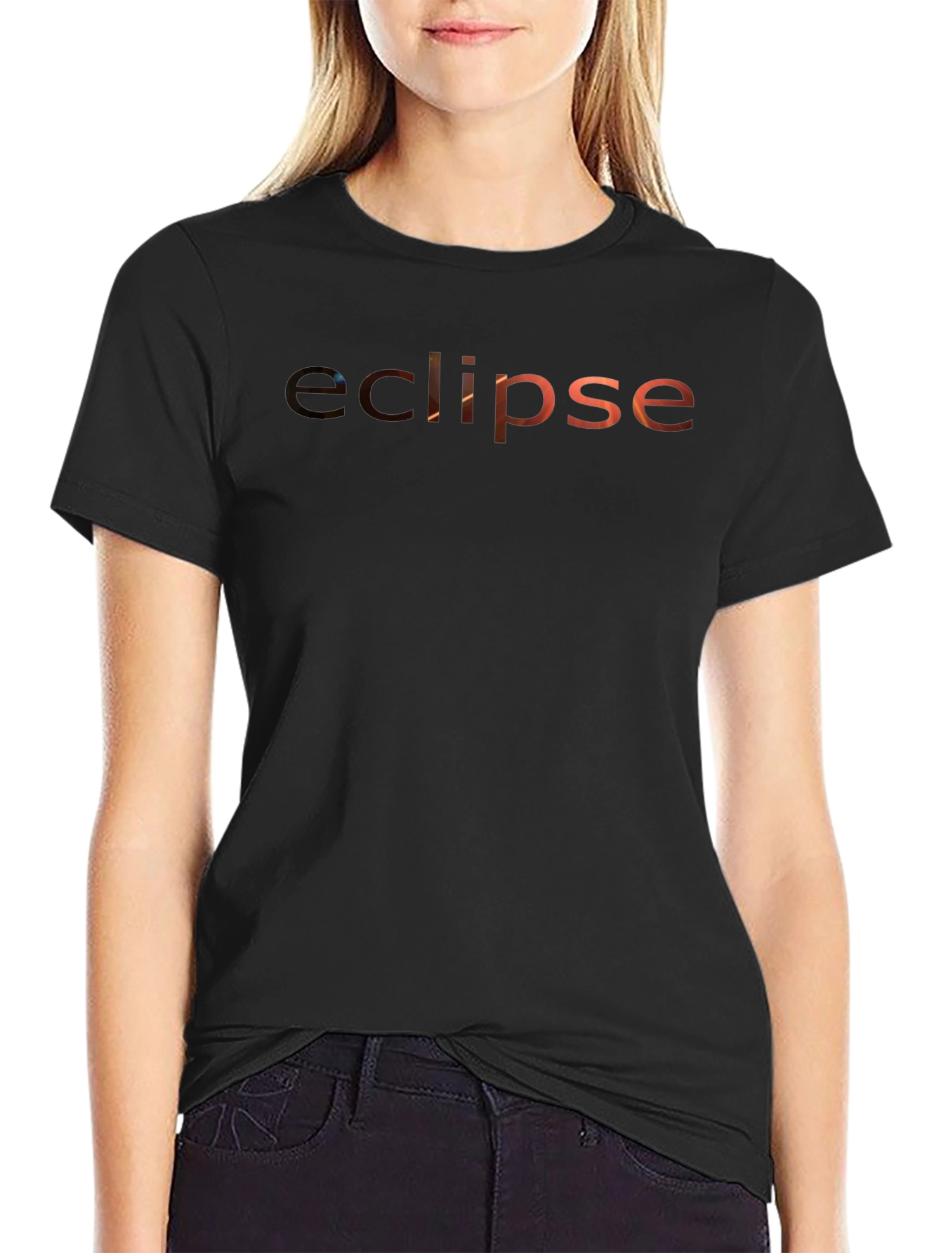Eclipse Graphic Black T-Shirt