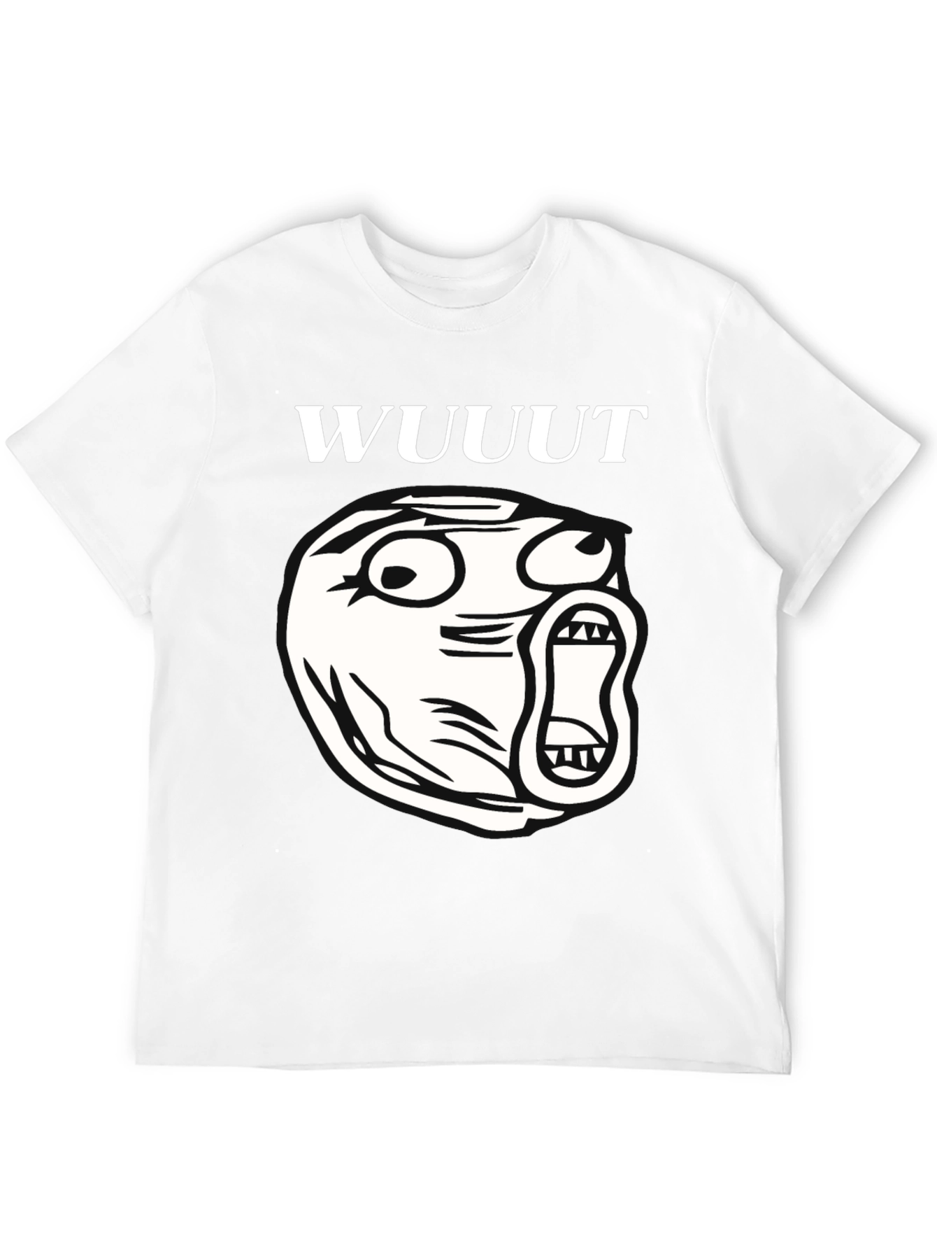 WUUUT Meme Black Graphic Tee