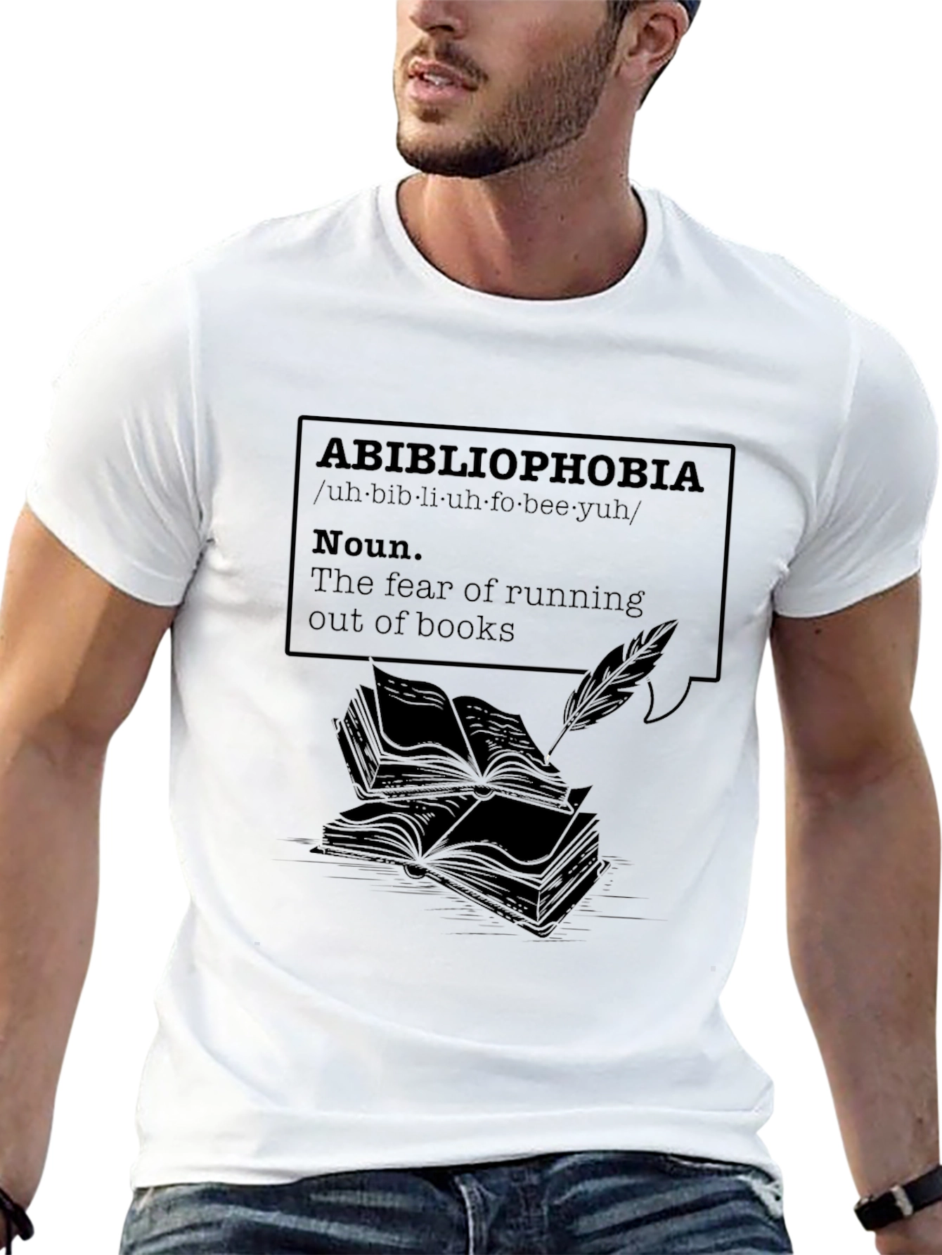 Abibliophobia Book Lover T-Shirt