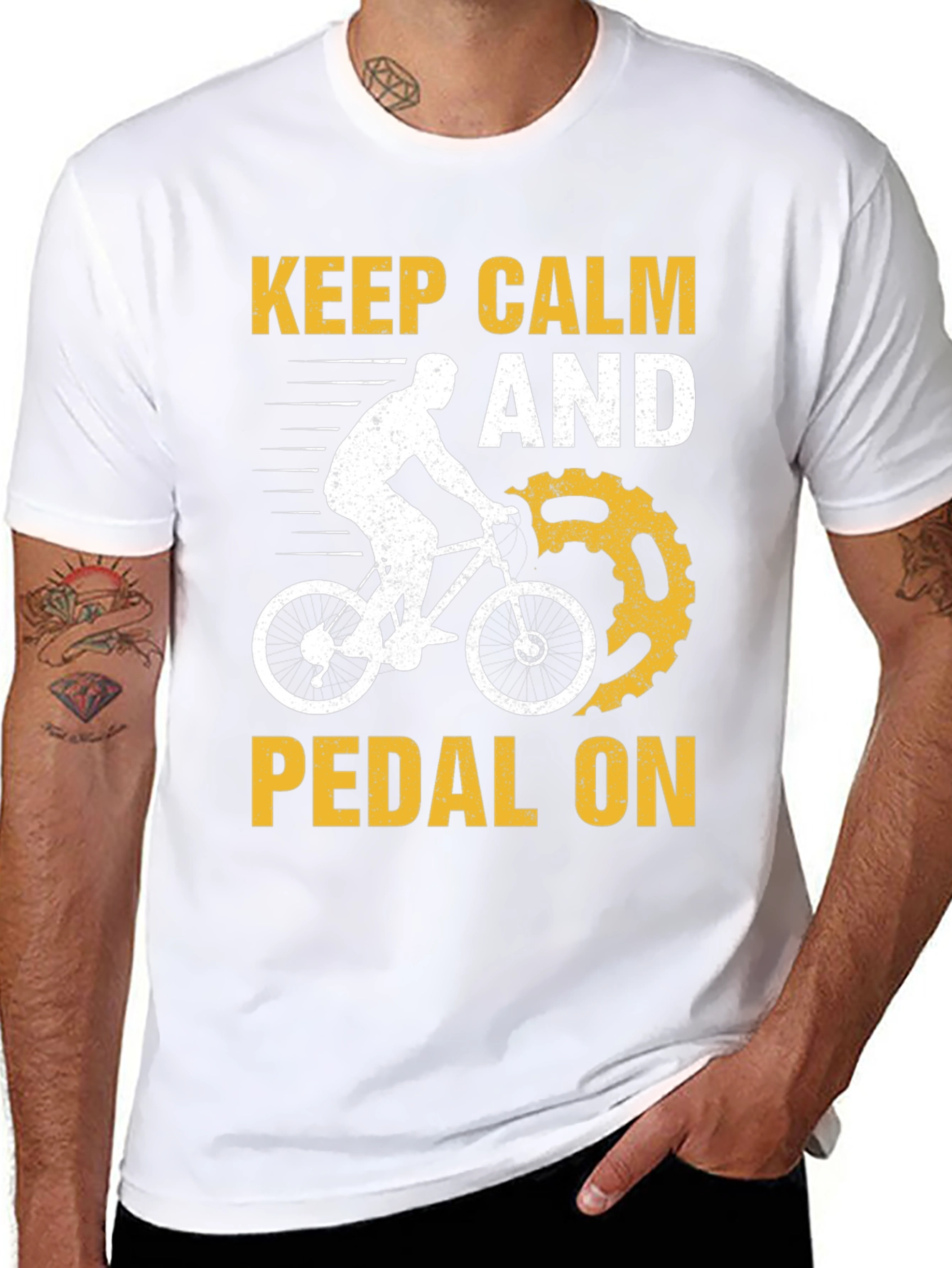 Keep Calm and Pedal On T-Shirt