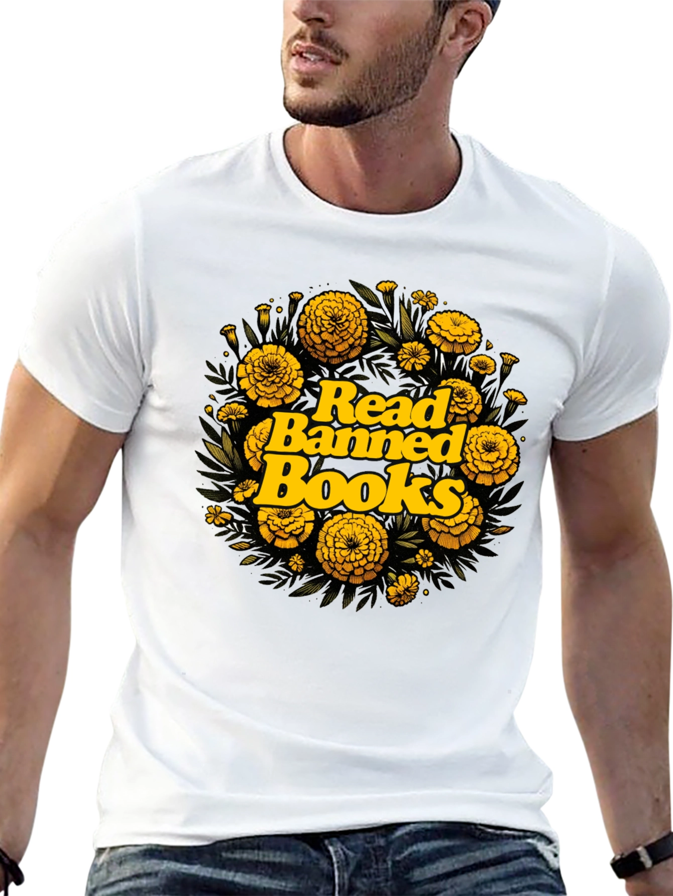 Read Banned Books Floral T-Shirt