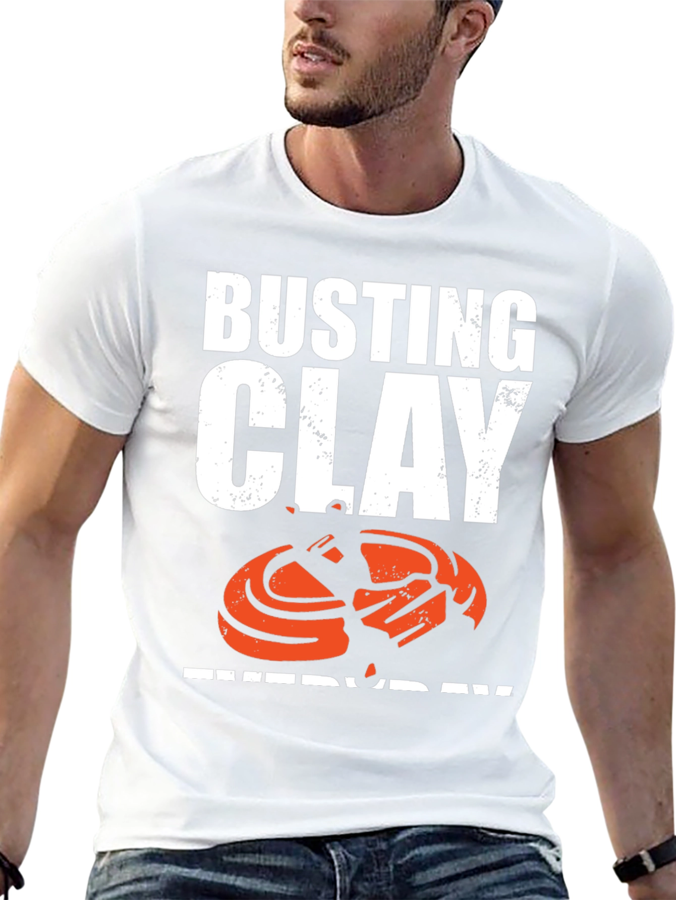 Busting Clay Everyday Graphic T-Shirt