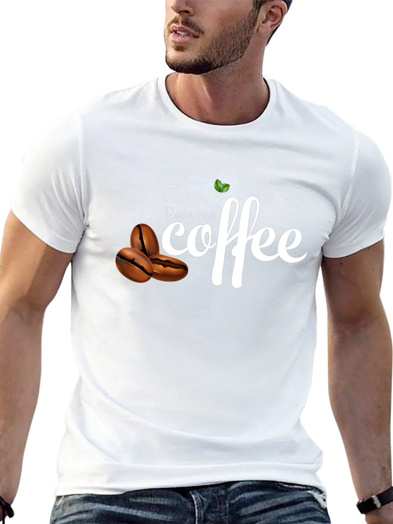 I Love Dalgona Coffee Graphic Tee