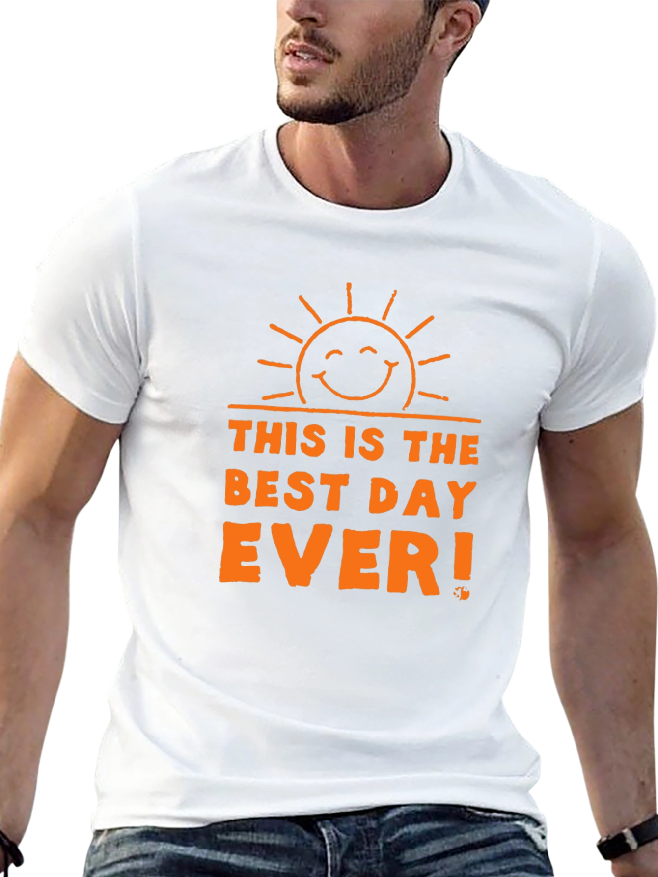 Best Day Ever Graphic T-Shirt - Black Cotton Tee