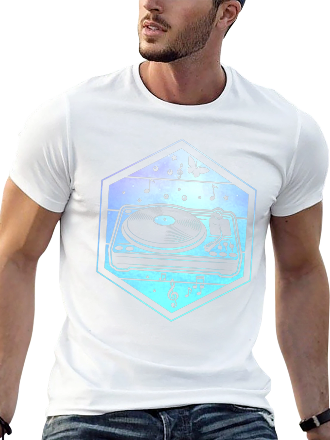 Turntable Music T-Shirt - DJ Graphic Tee
