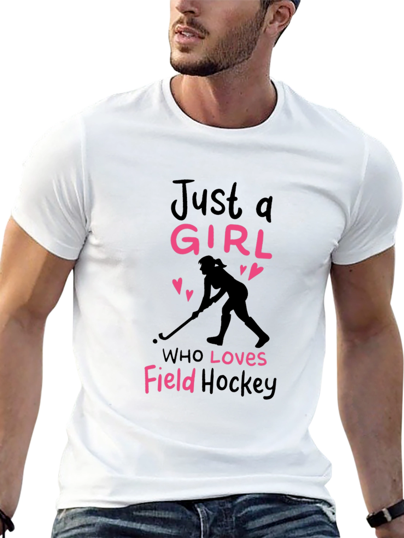 Just a Girl Who Loves Field Hockey T-Shirt