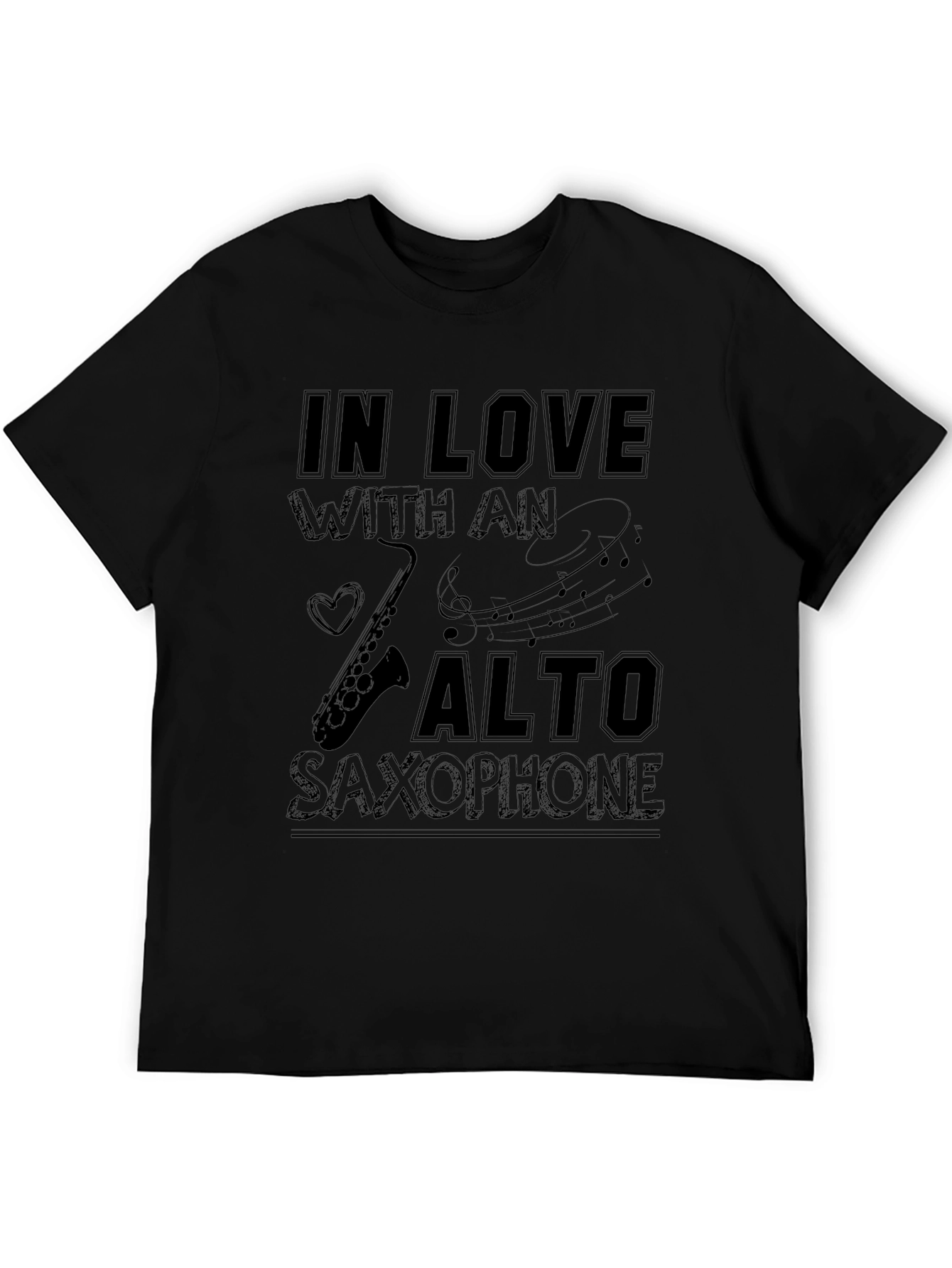 In Love With An Alto Saxophone Graphic T-Shirt