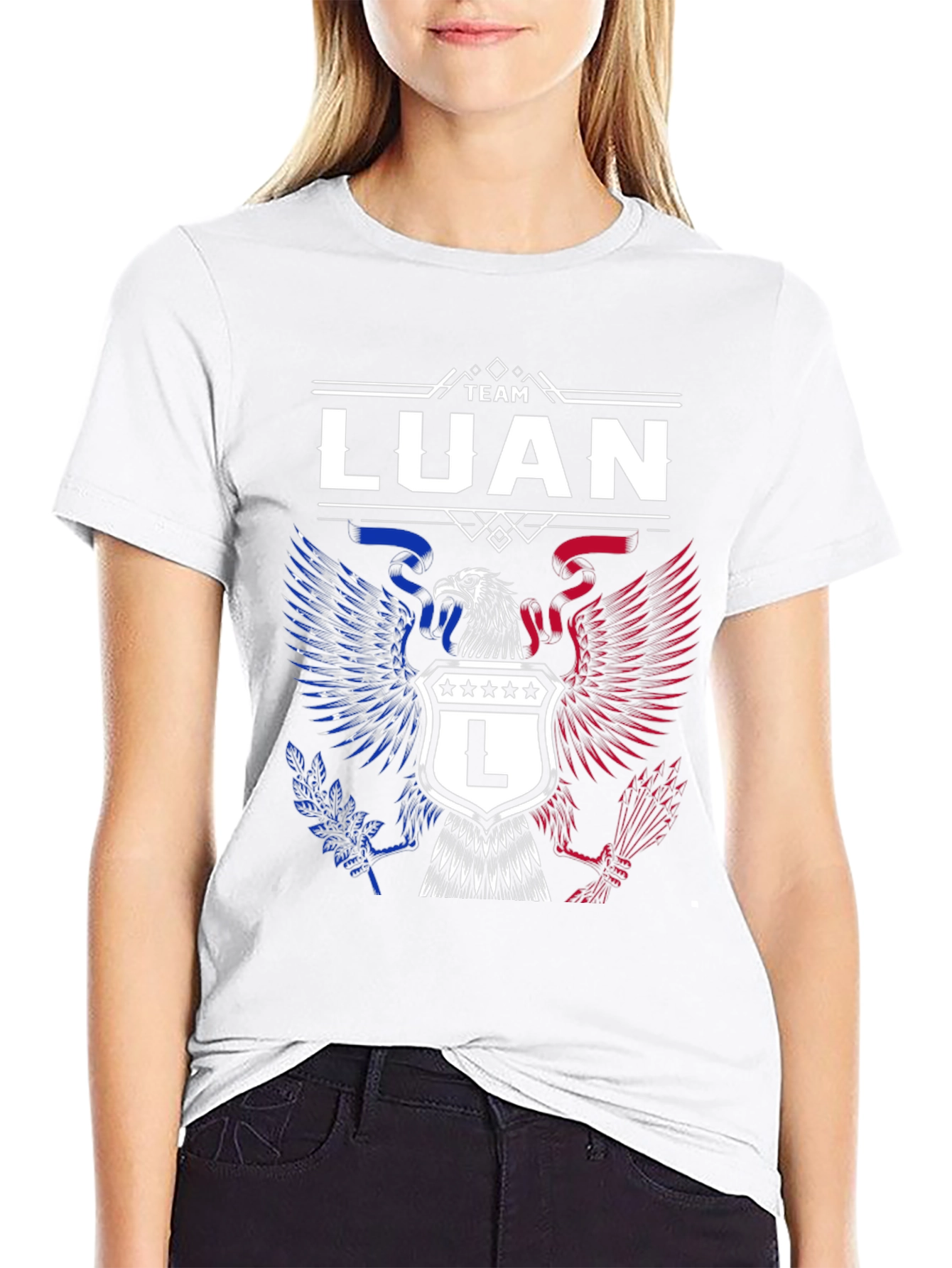 Team Luan Eagle Crest Graphic Tee