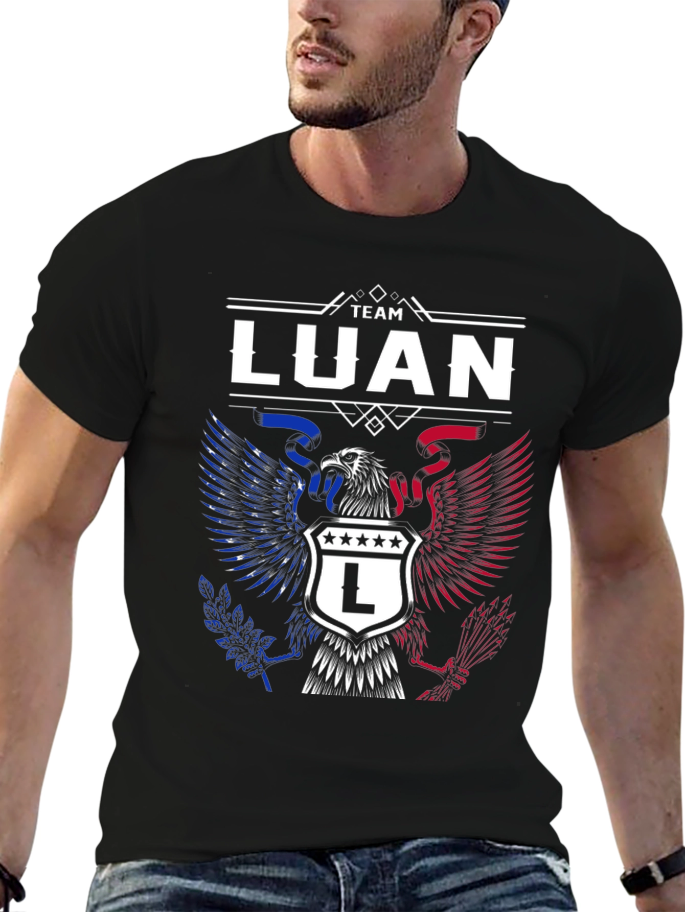 Team Luan Eagle Crest Graphic Tee