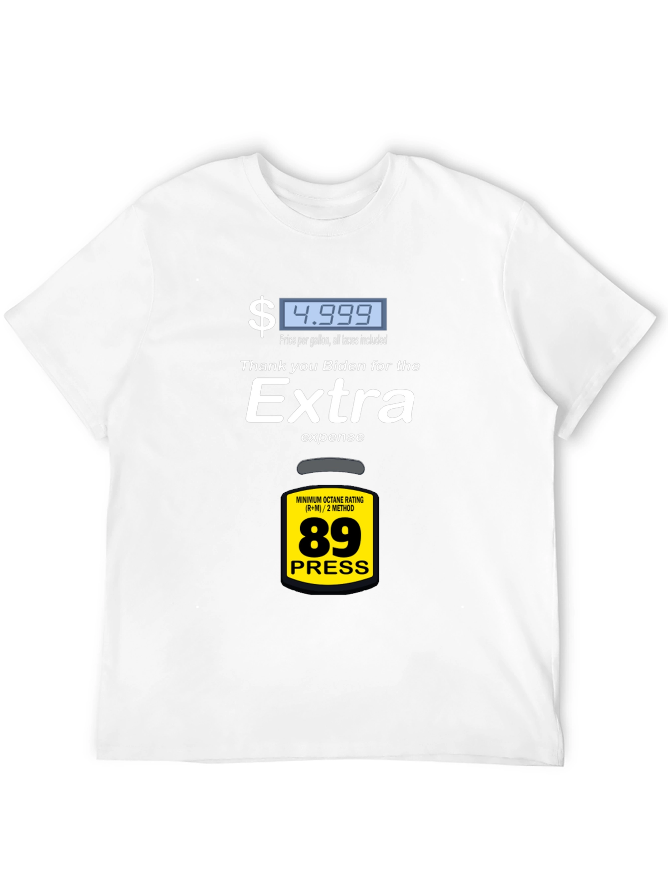 Humorous Biden Gas Price Graphic Tee