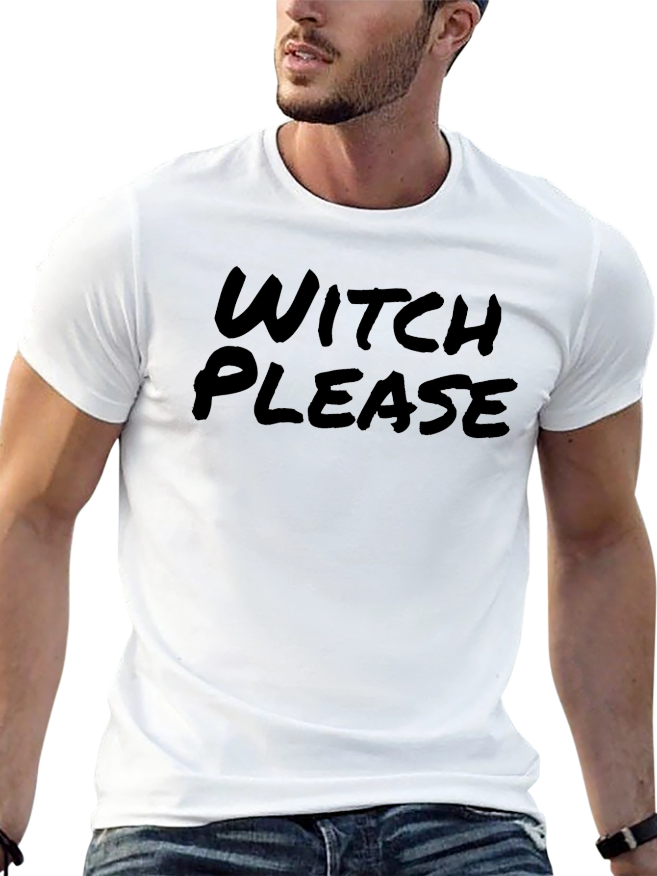 Witch Please Graphic T-Shirt - Soft Cotton Blend