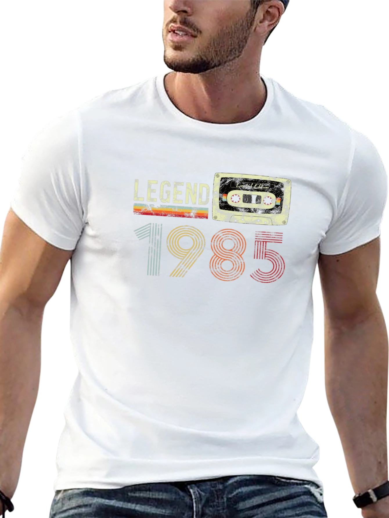 Legend 1985 Cassette Tape Graphic T-Shirt