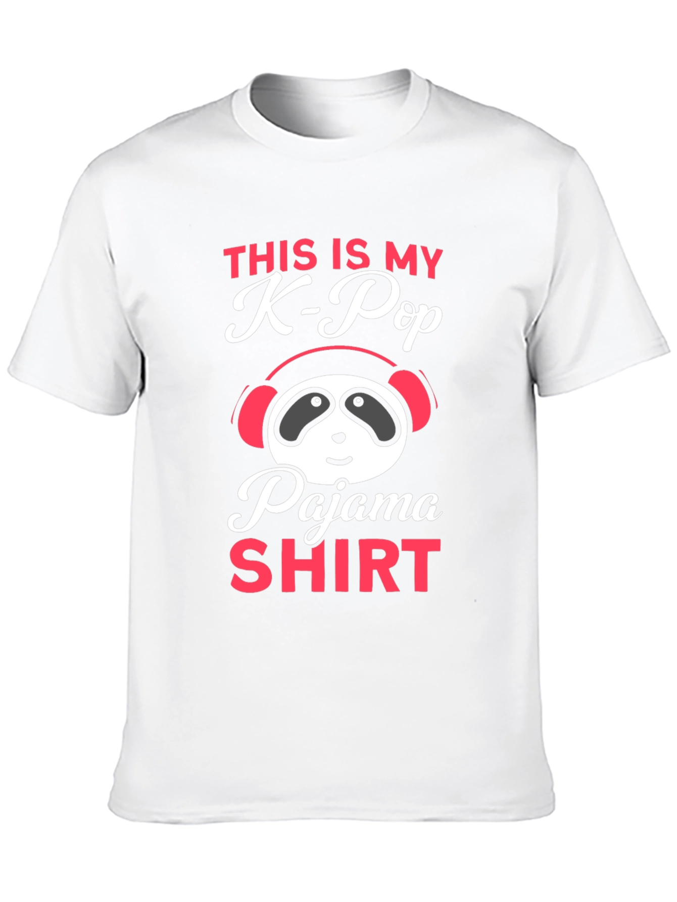 K-Pop Pajama Shirt - Panda Headphones