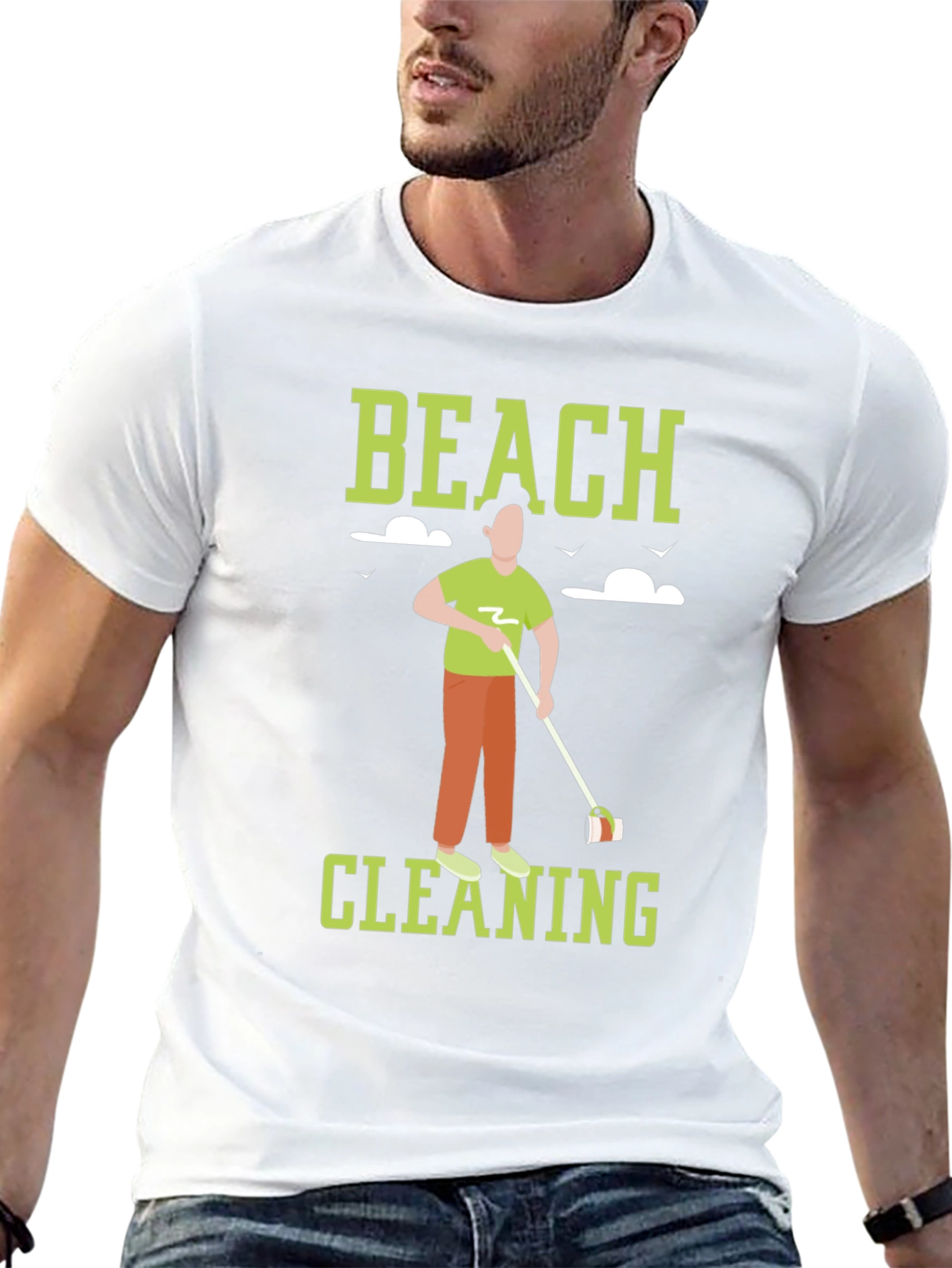 Beach Cleaning Graphic Tee