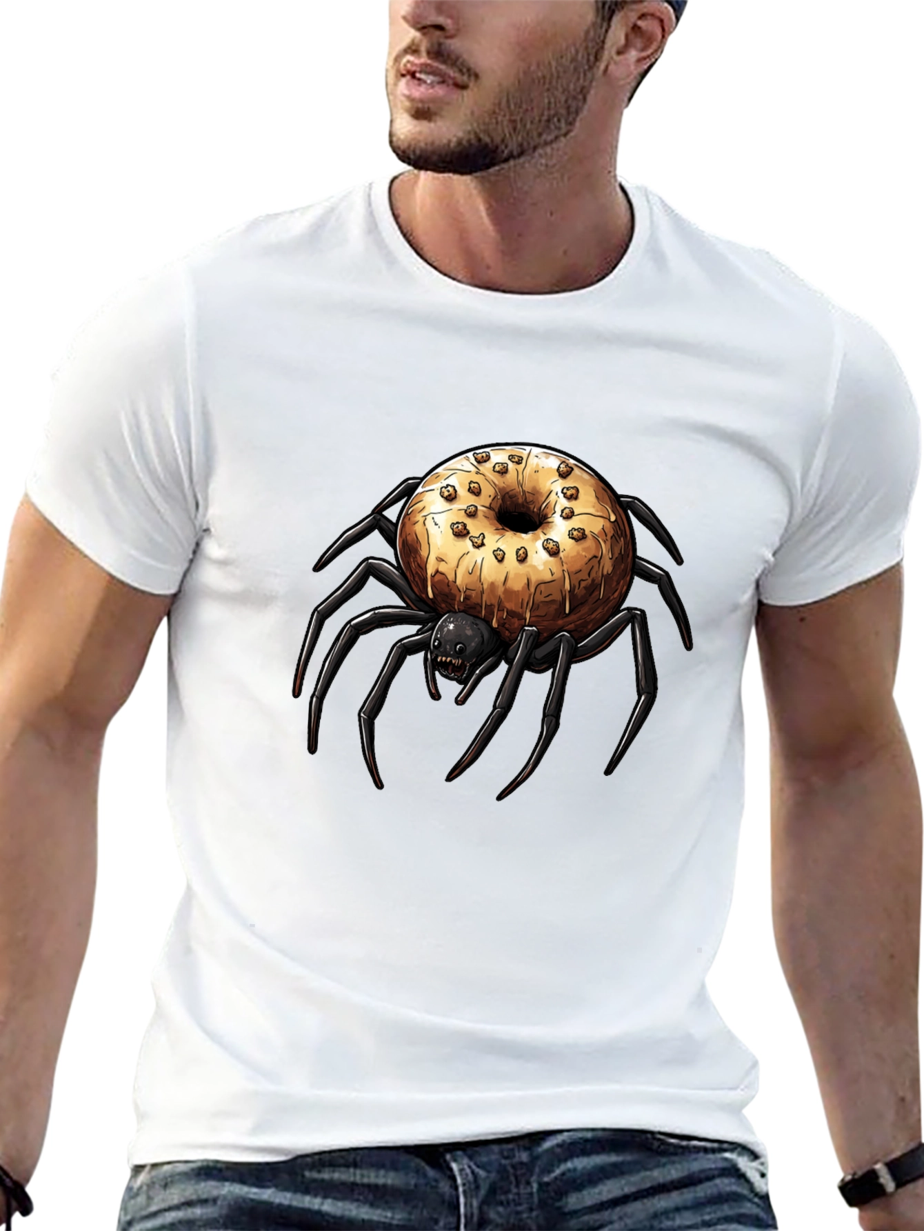 Donut Spider Graphic Tee - Unisex