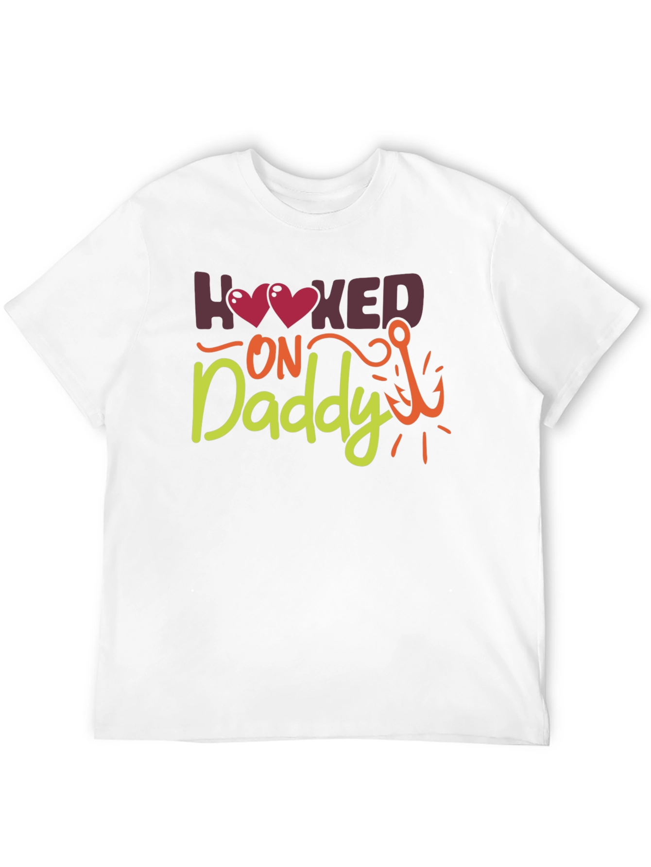 Hooked on Daddy Fishing T-Shirt