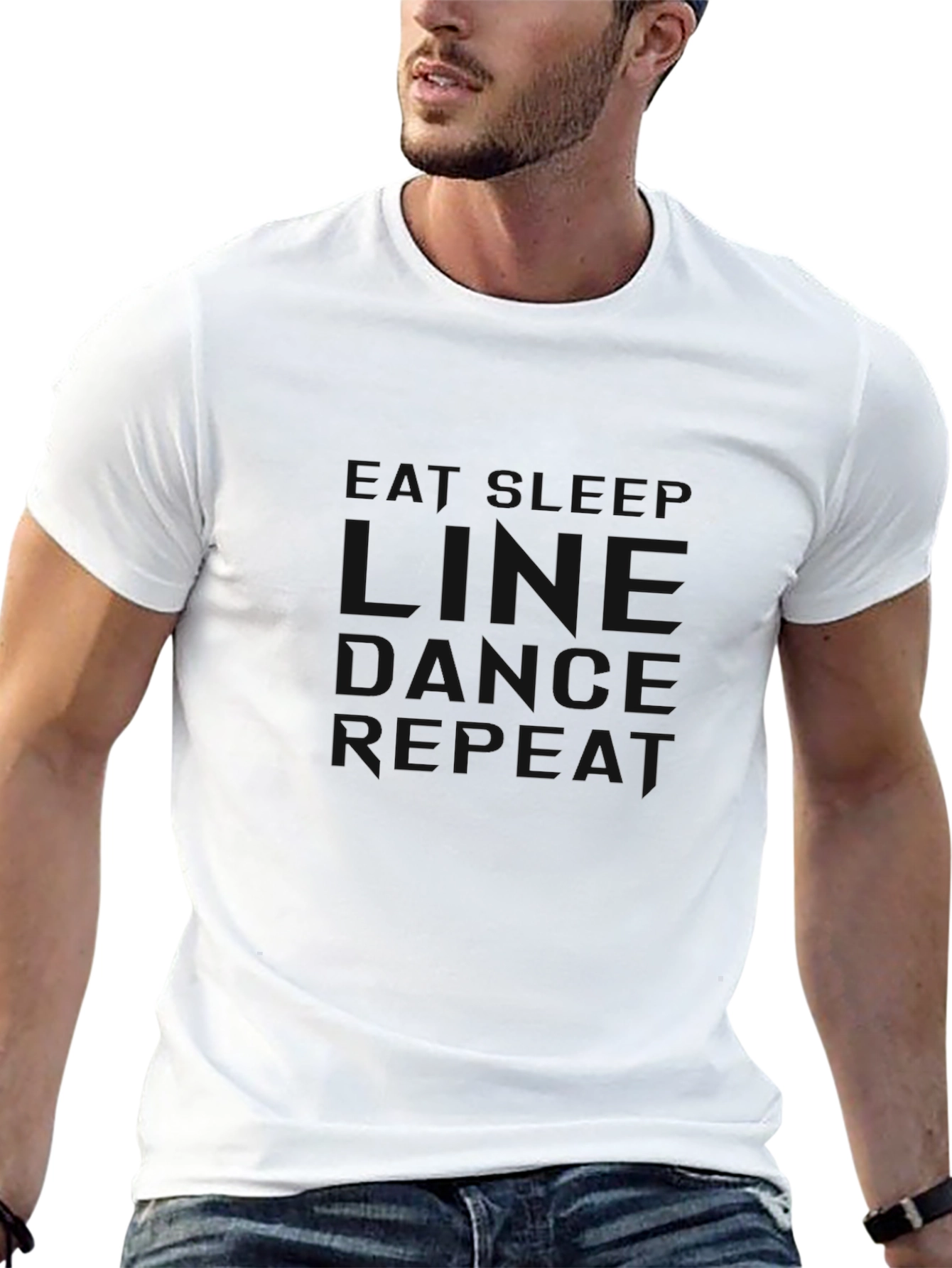 Eat Sleep Hike Repeat Black T-Shirt
