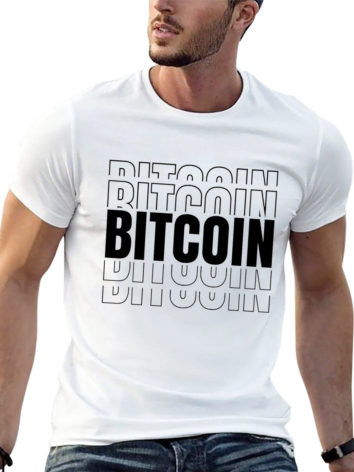 Bitcoin Crypto Black Graphic Tee