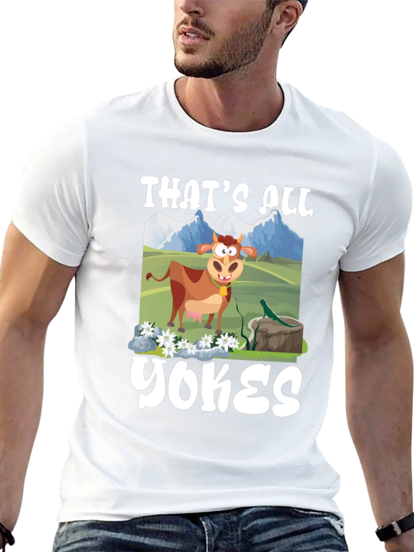 Funny Thats All Yokes Graphic T-Shirt