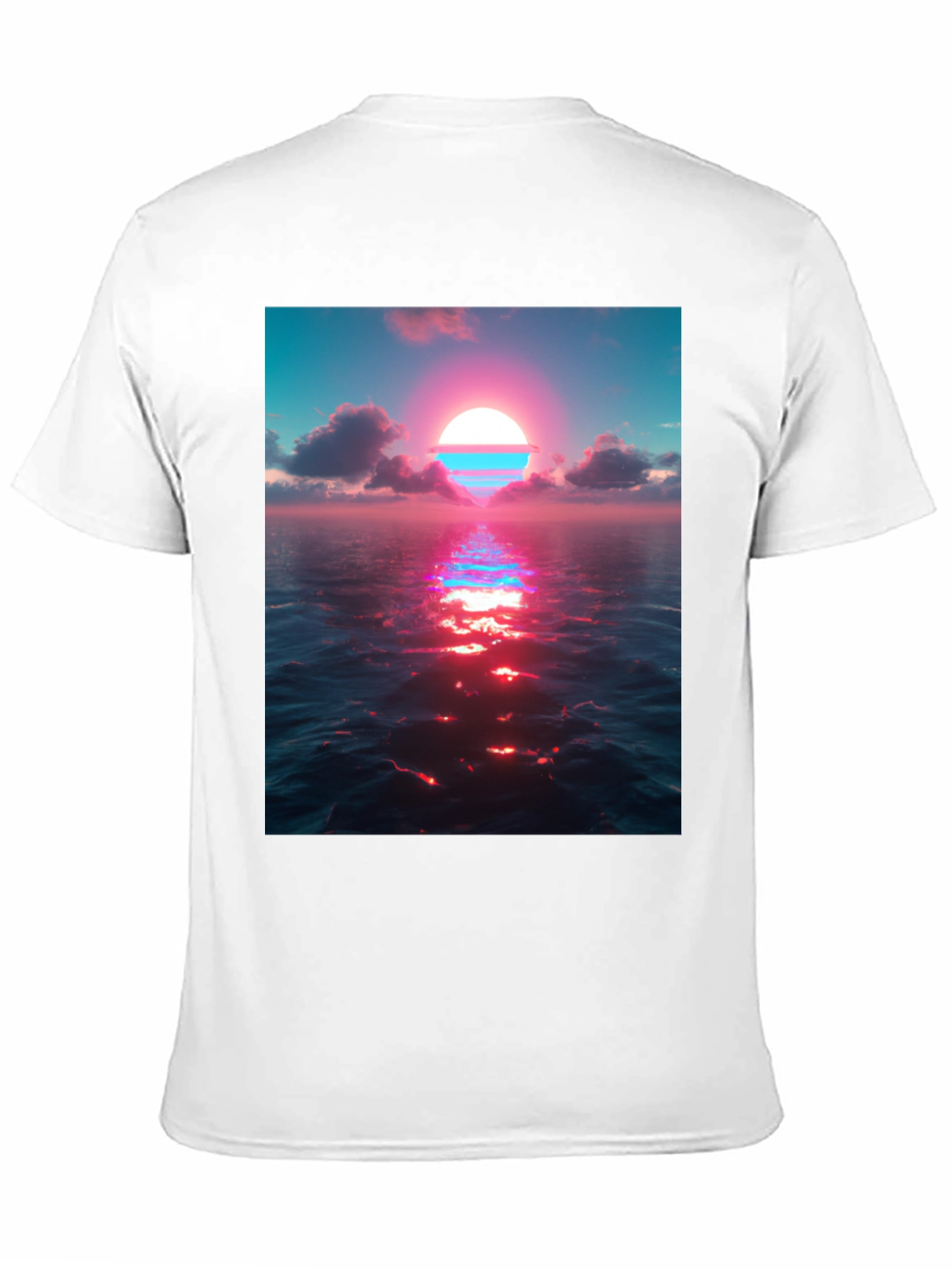 Sunset Ocean View Graphic Tee - Stylish Comfort