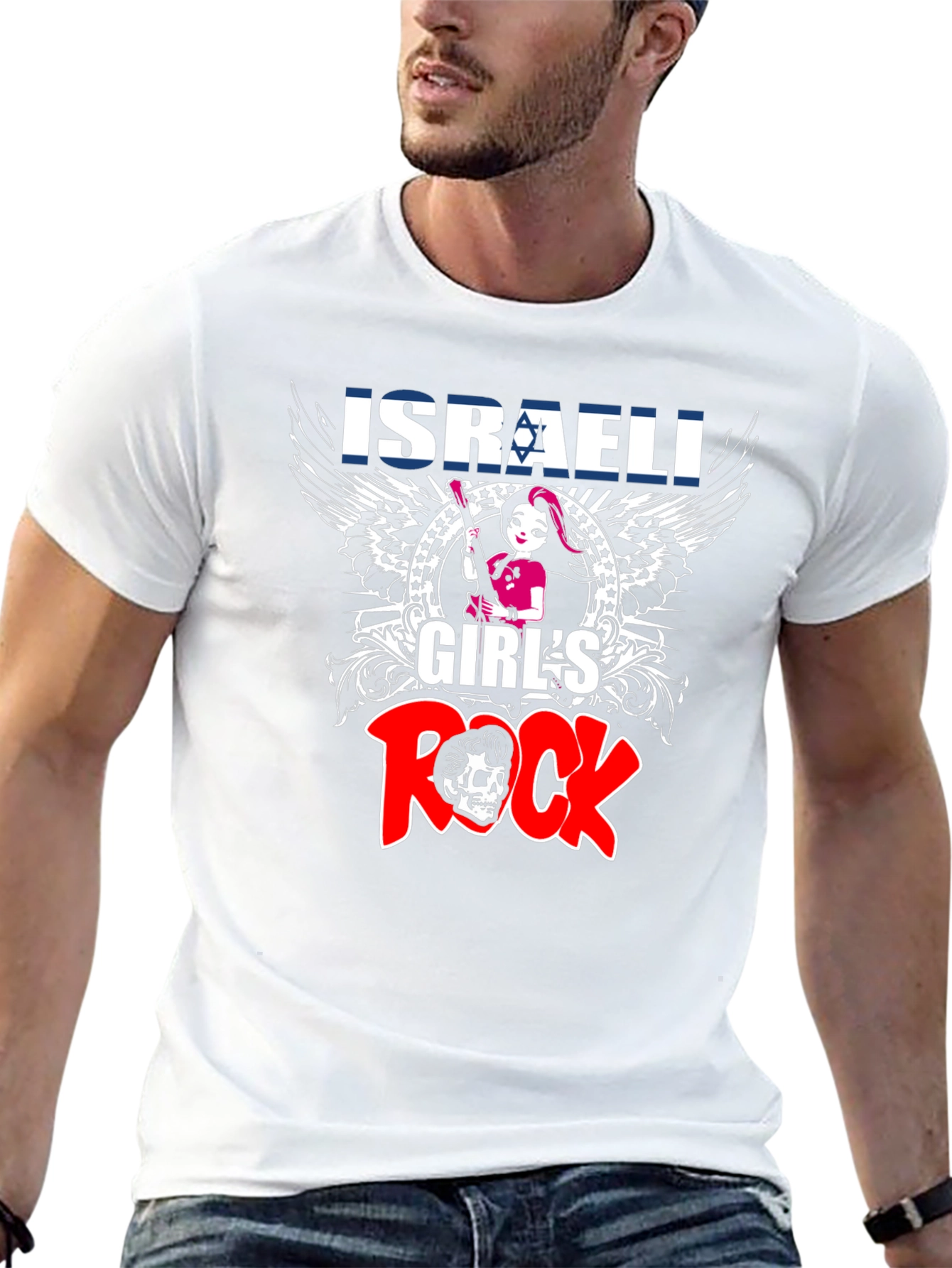 Israeli Girls Rock T-Shirt - Black
