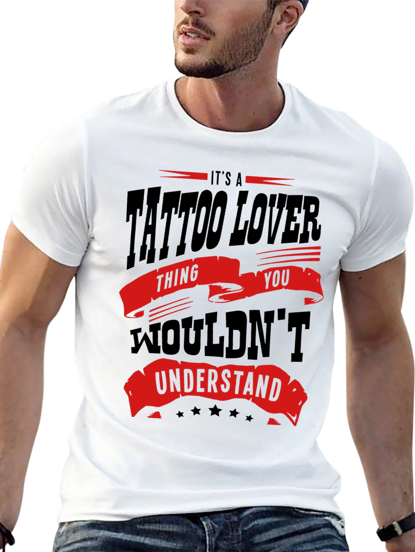 Tattoo Lover T-Shirt - Graphic Print Tee