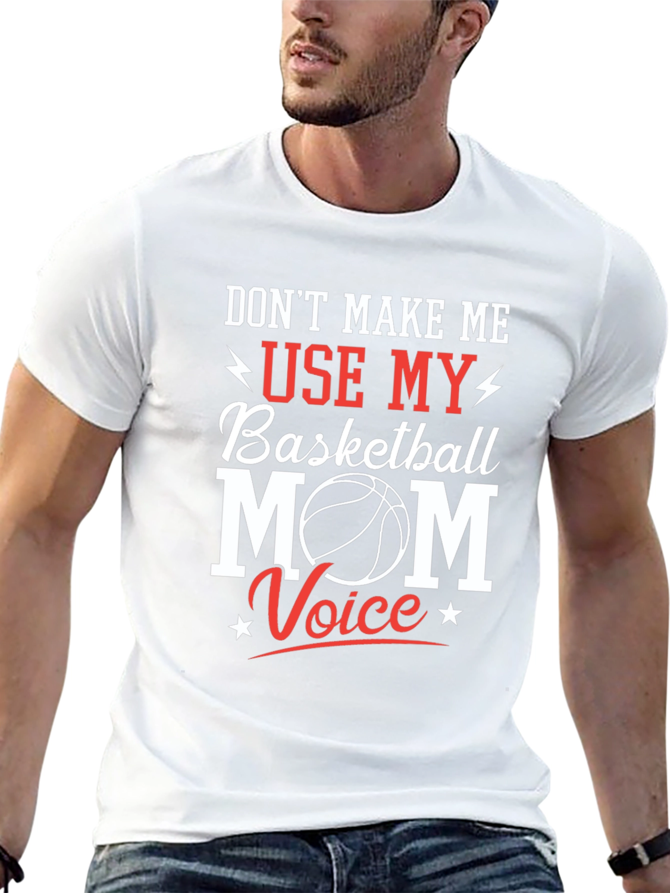 Basketball Mom T-Shirt - Novelty Graphic Tee