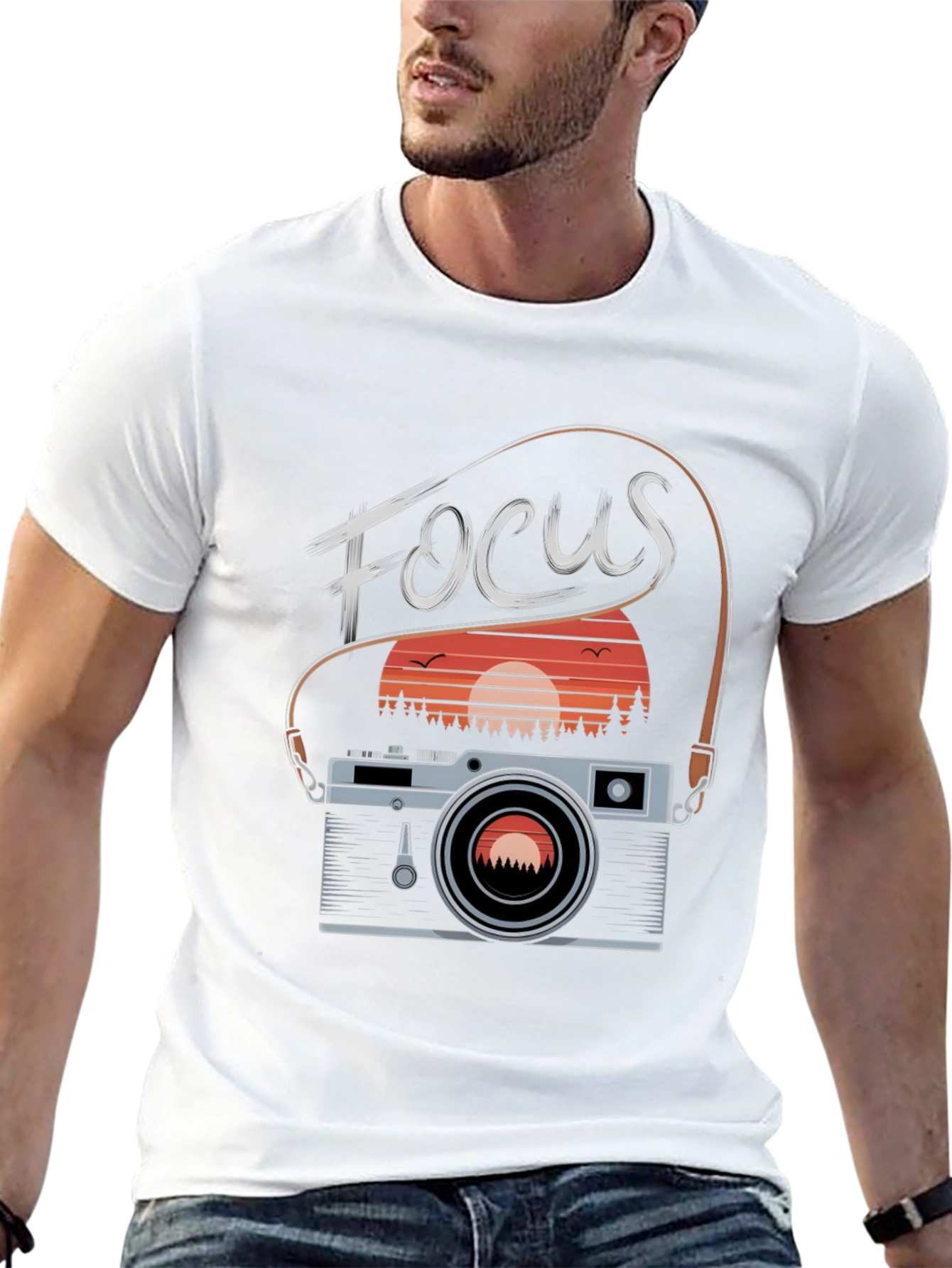 Focus Camera Graphic T-Shirt