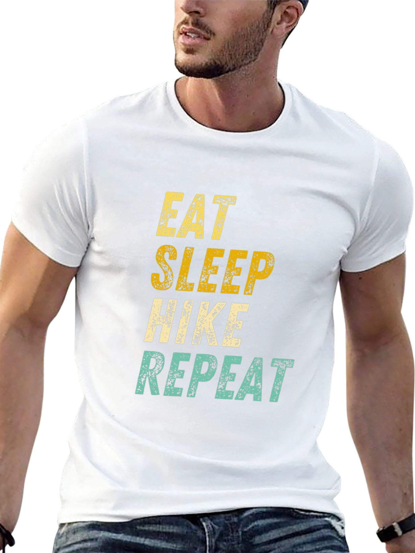Eat Sleep Hike Repeat Graphic Tee