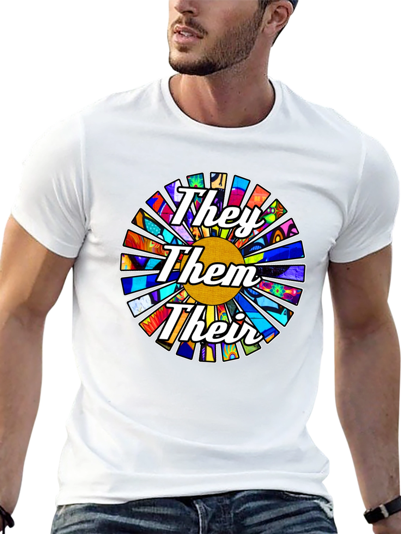 They Them Their Pronoun Pride T-Shirt