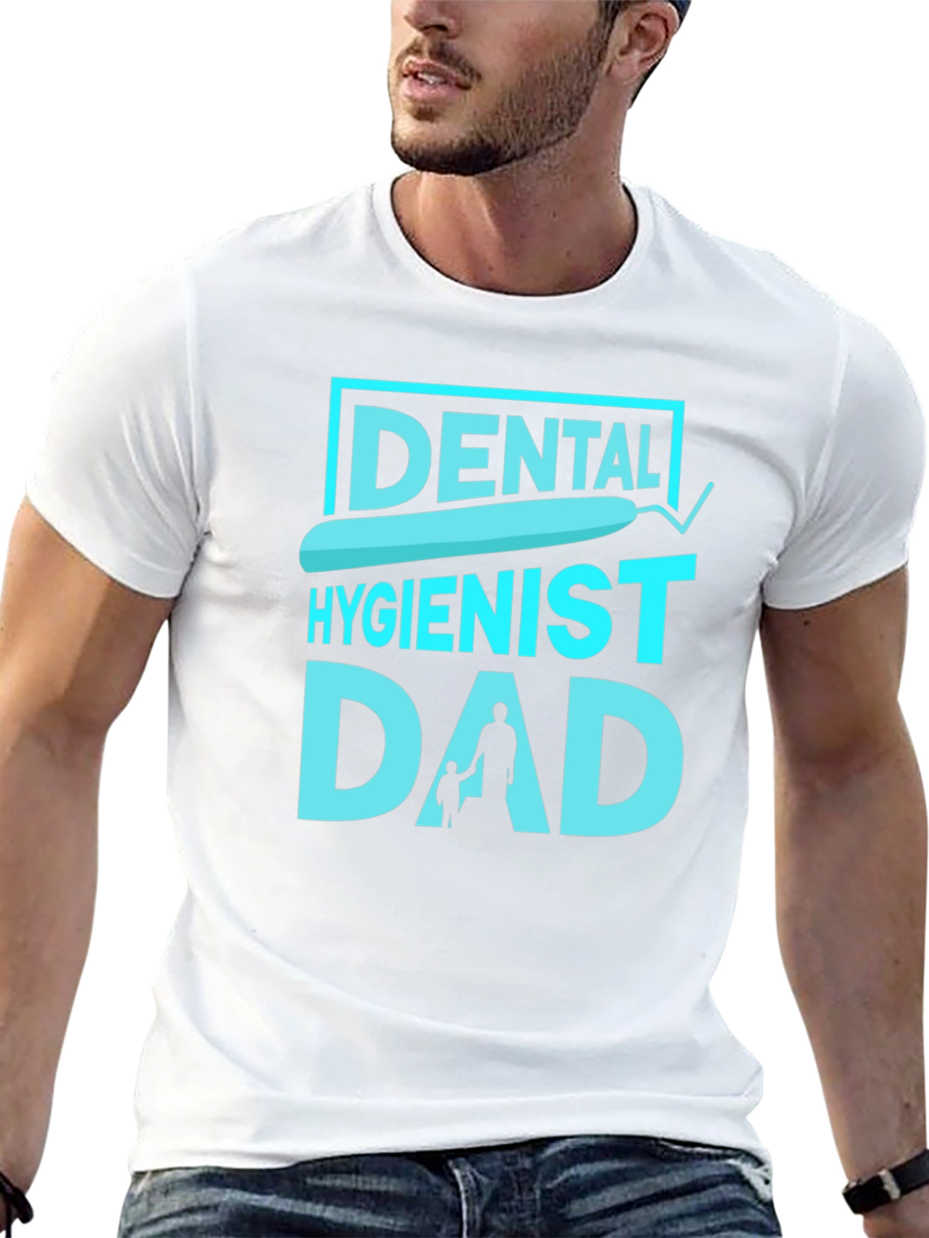 Dental Hygienist Dad T-Shirt - Fathers Day Gift