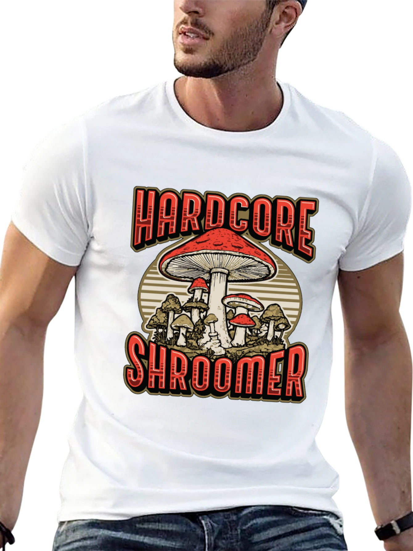 Hardcore Shroomer Graphic T-Shirt