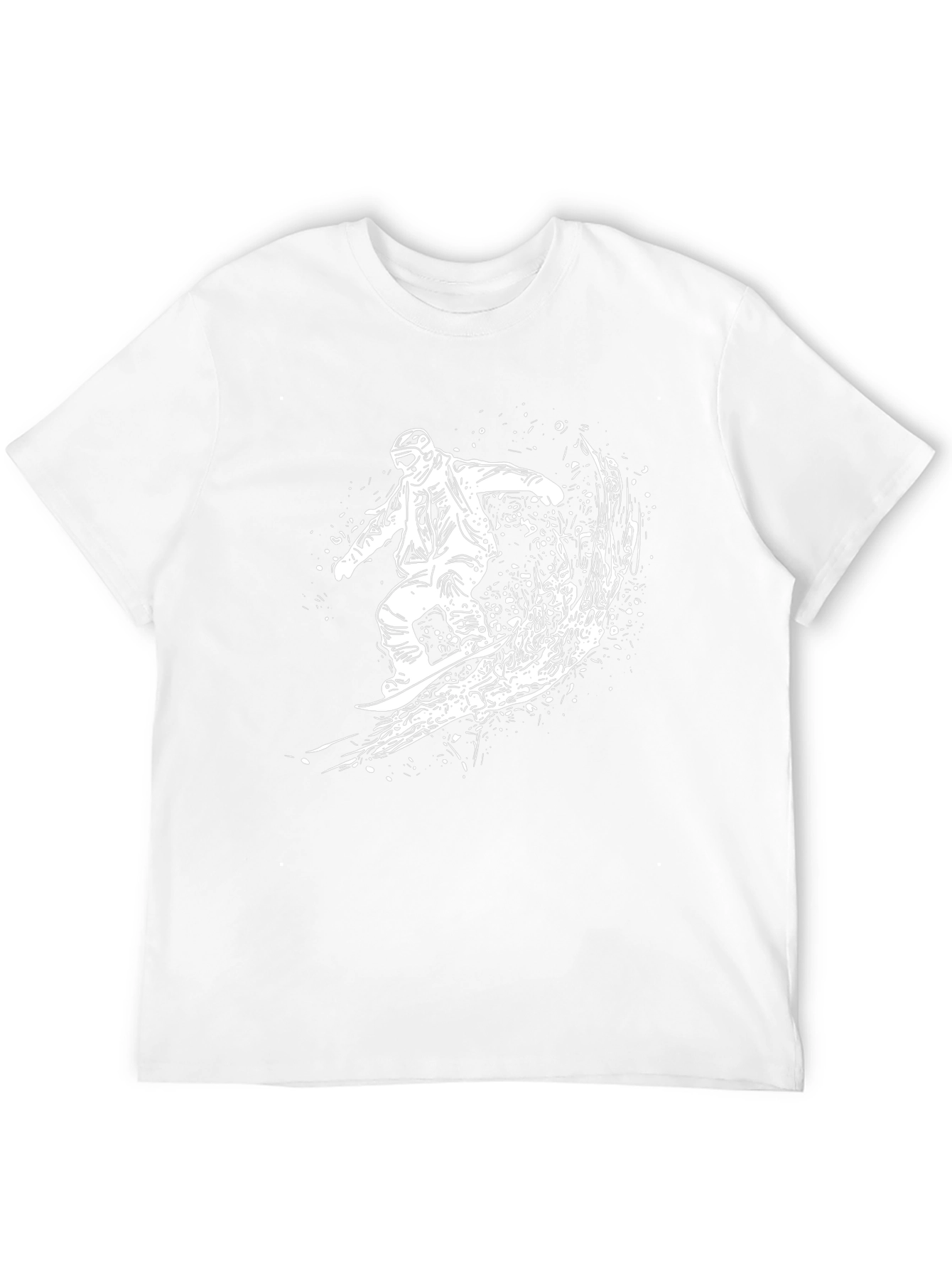 Snowboarder Graphic Tee - Black
