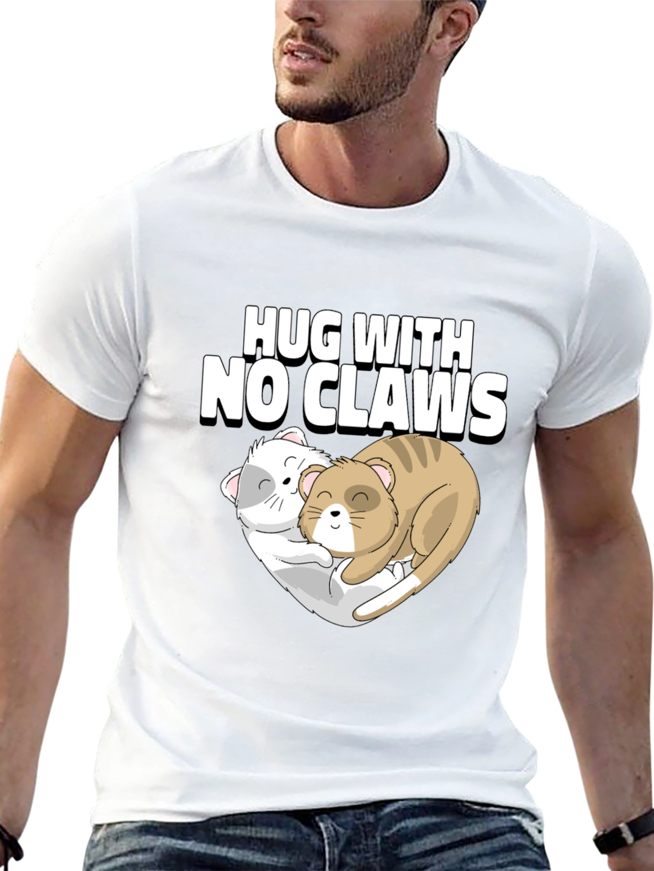 Hug With No Claws Graphic T-Shirt