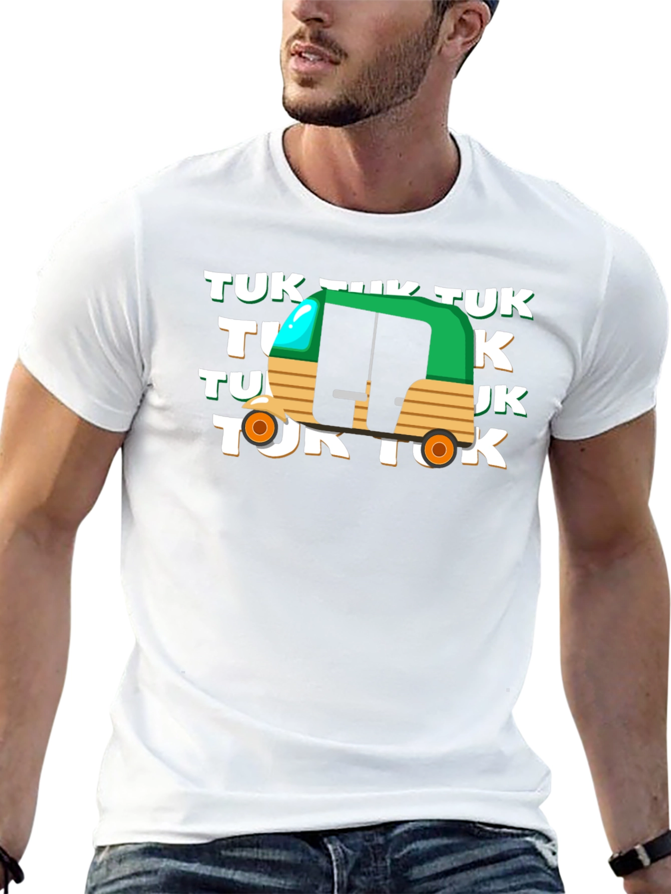 Tuk Tuk Auto Rickshaw Graphic Tee